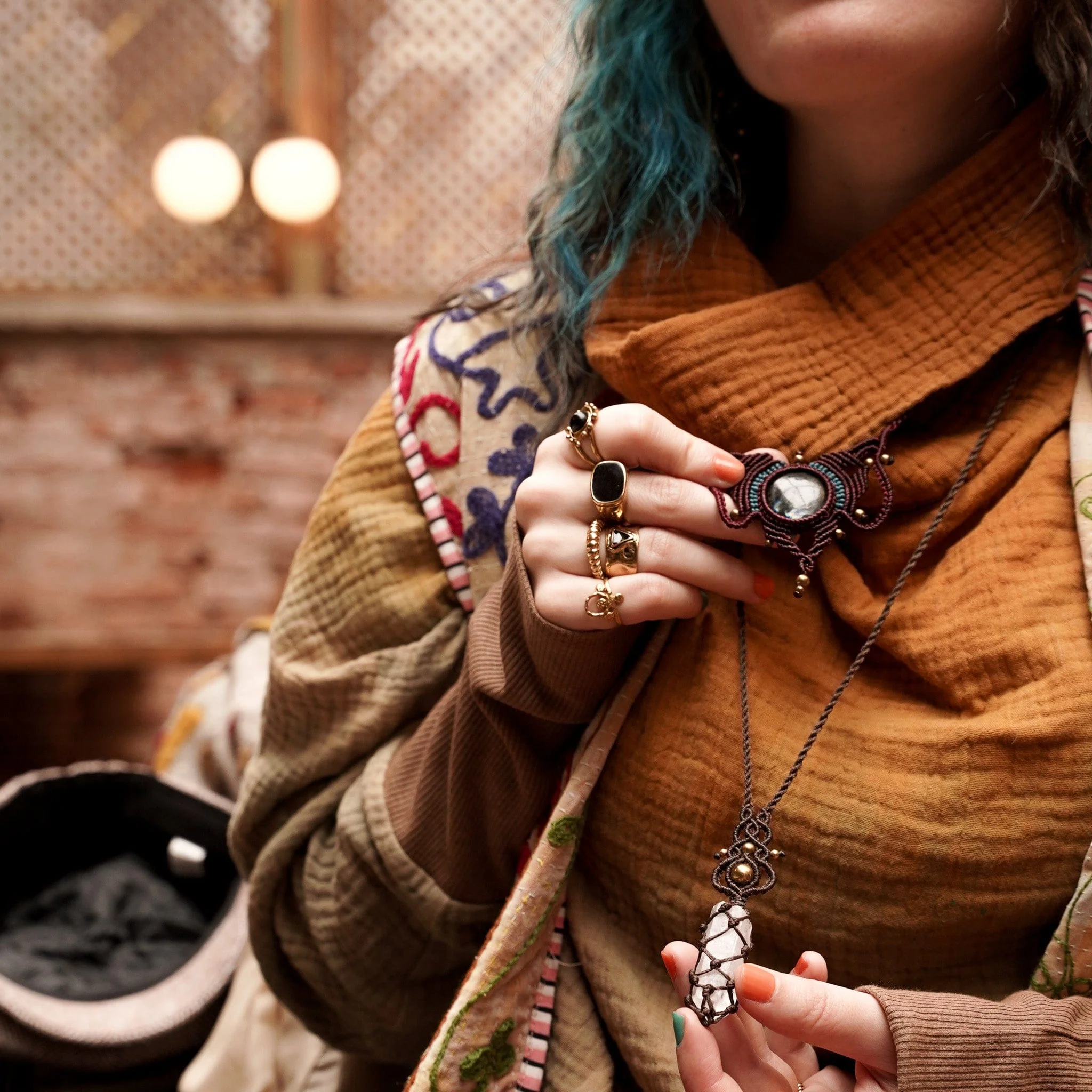 Ancient Crystal Necklace - Image 3