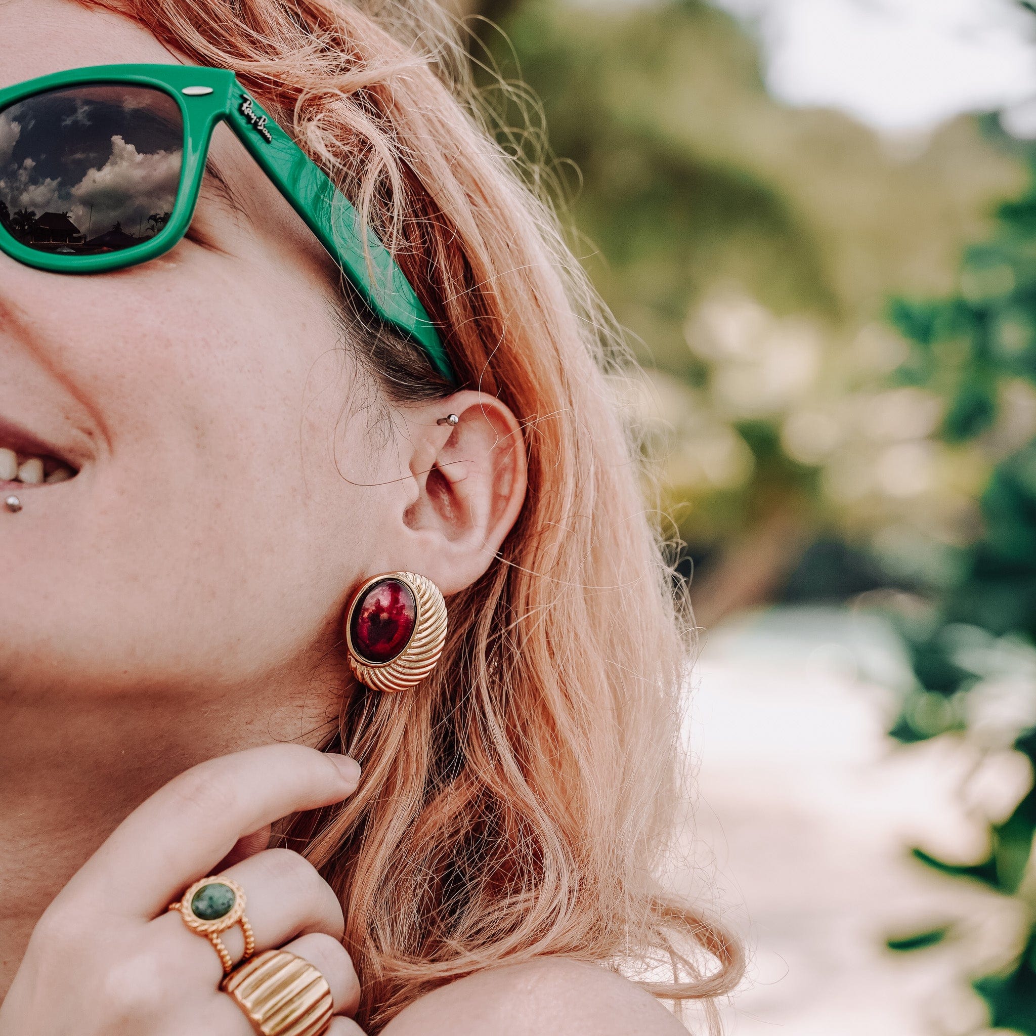 Aristocratic Gem Earrings - Image 4