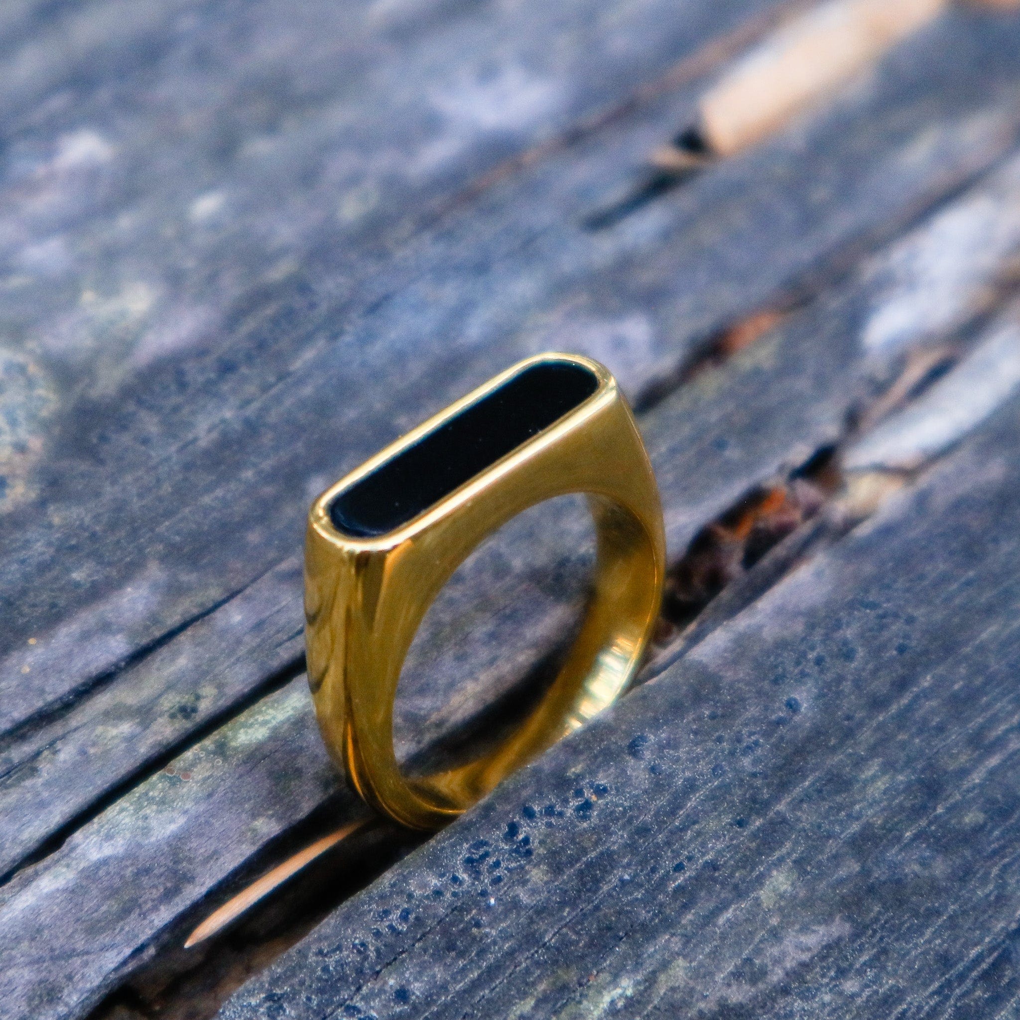 Black and Gold Ring - Image 4