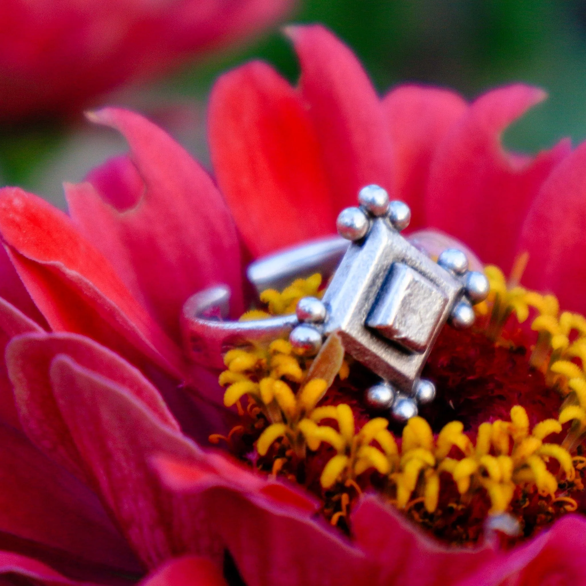 Boho Rhombus Ring - Image 4