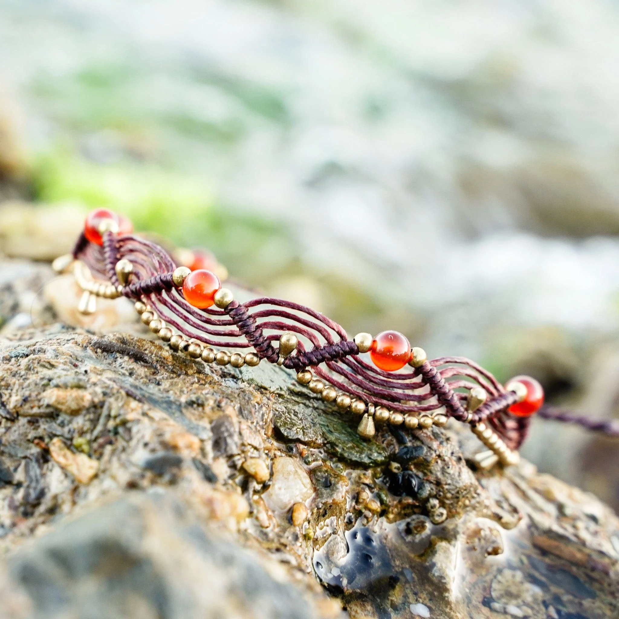 Carnelian Sunset Anklet - Image 4
