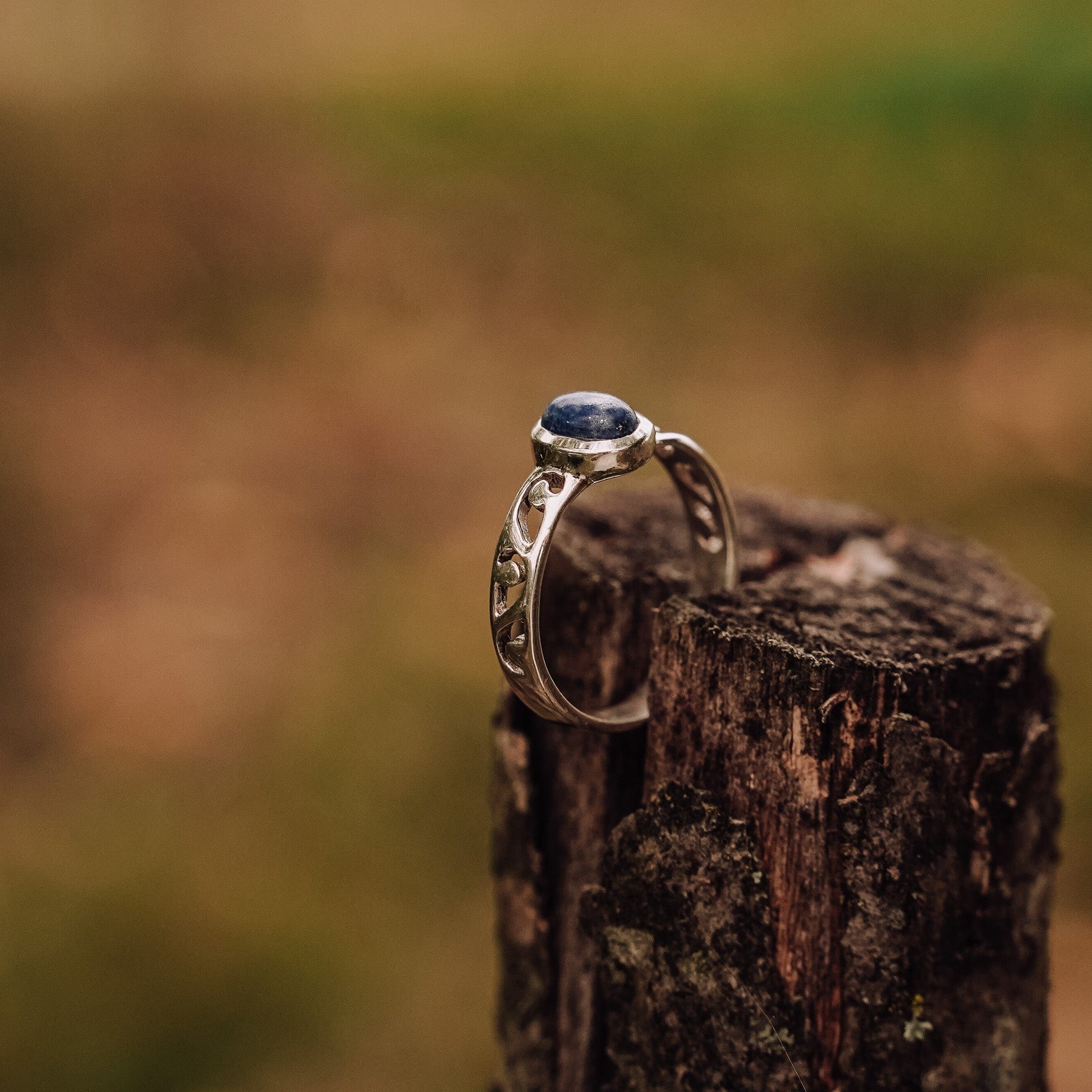 Carved In Blue Ring