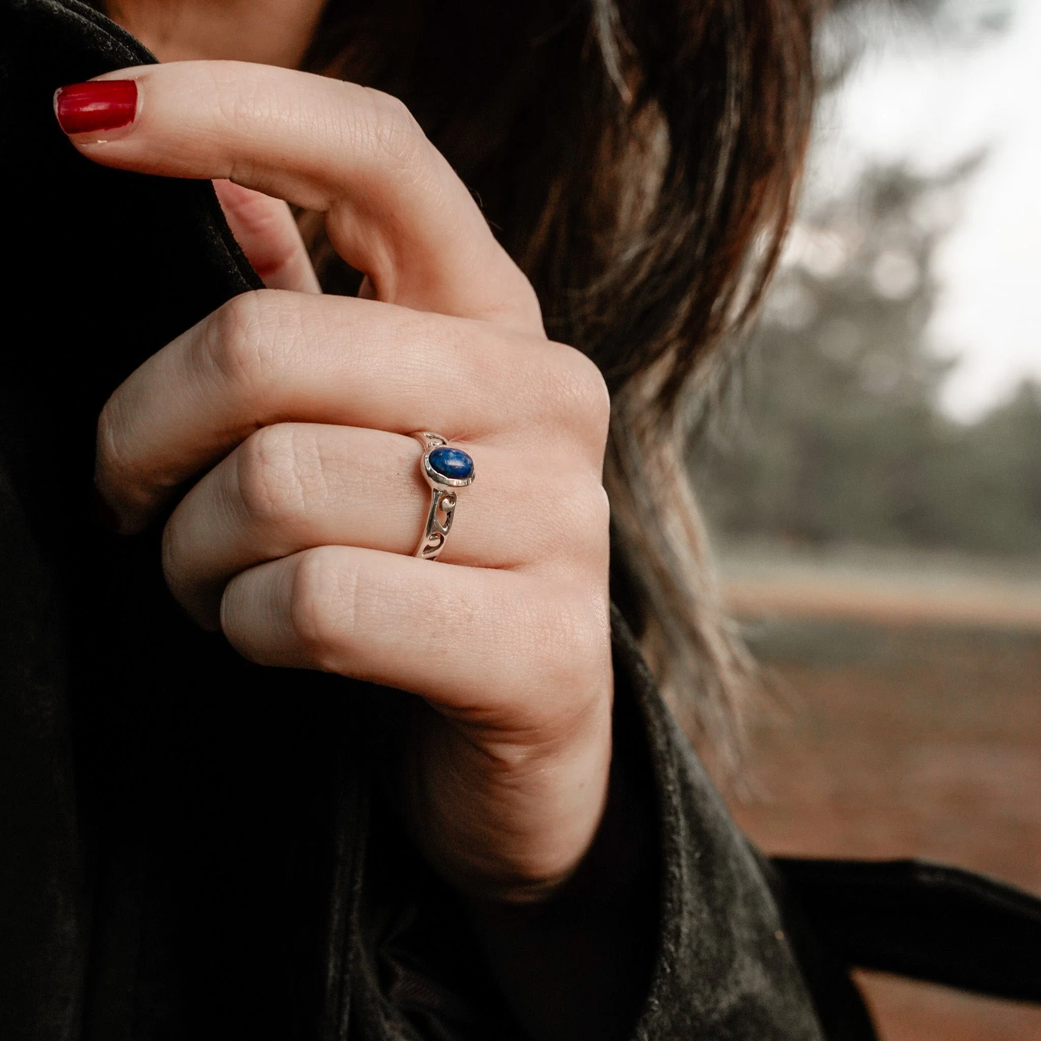 Carved In Blue Ring - Image 3