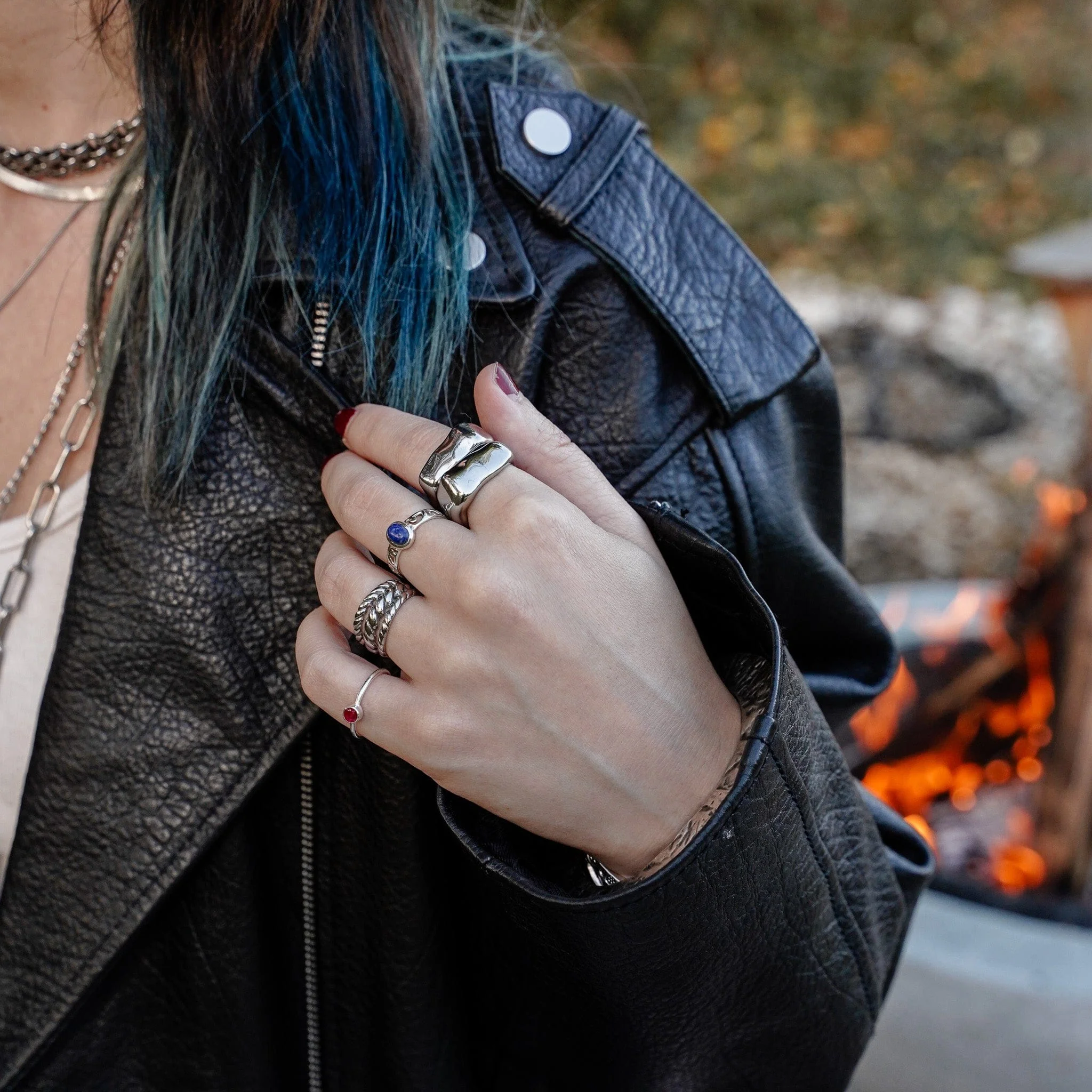 Carved In Blue Ring - Image 6