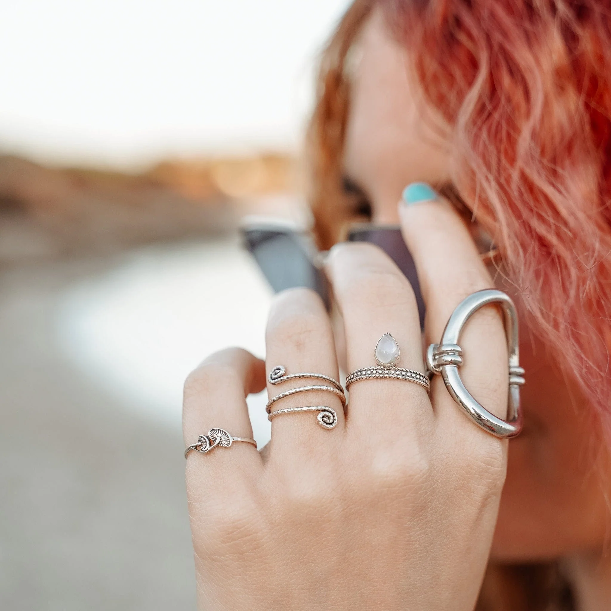 Daisy Wire Ring - Image 8