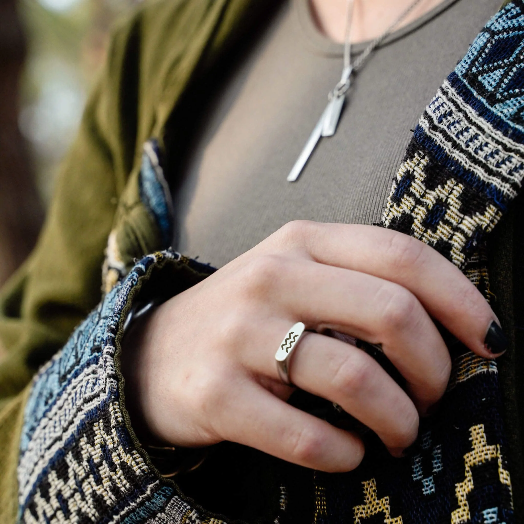 Engravable Bar Ring - Image 3