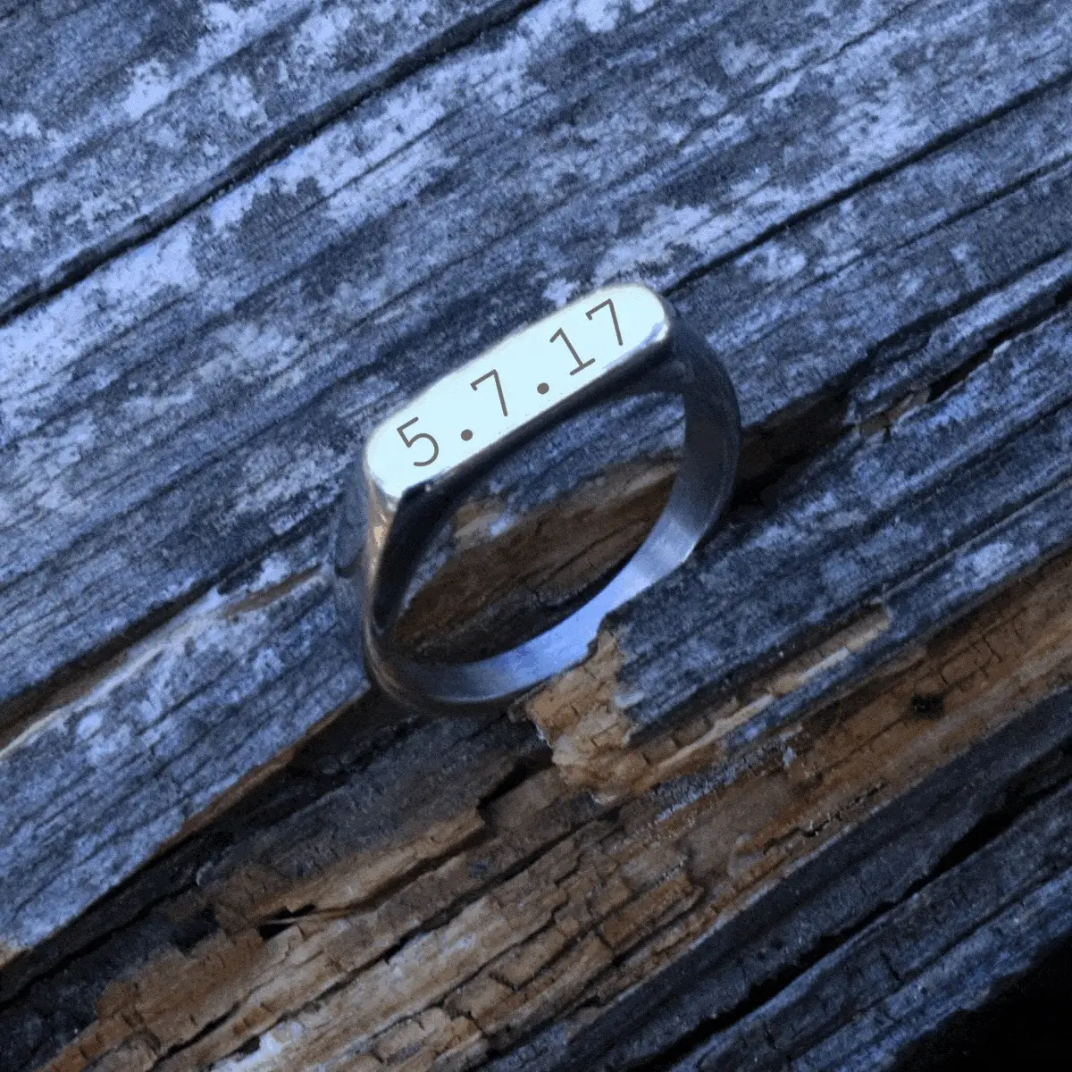 Engravable Bar Ring - Image 4