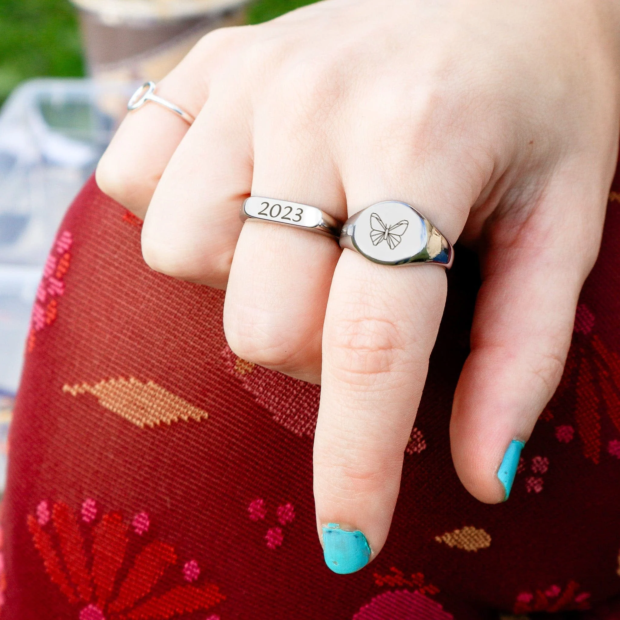 Engravable Bar Ring - Image 5