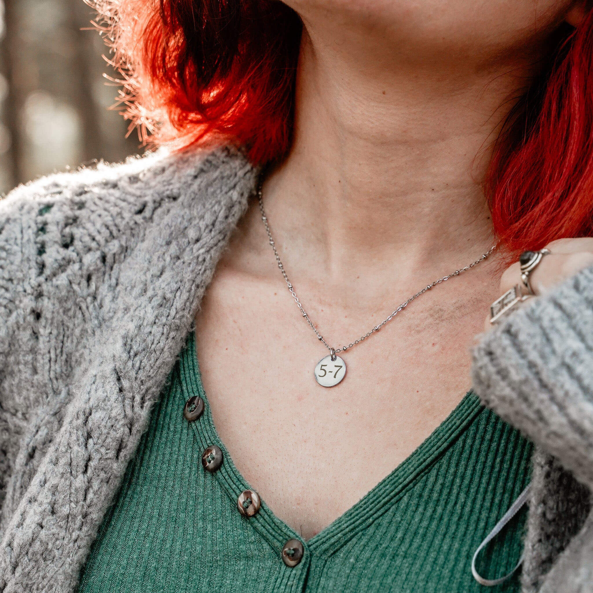 Engravable Coin Necklace - Image 5