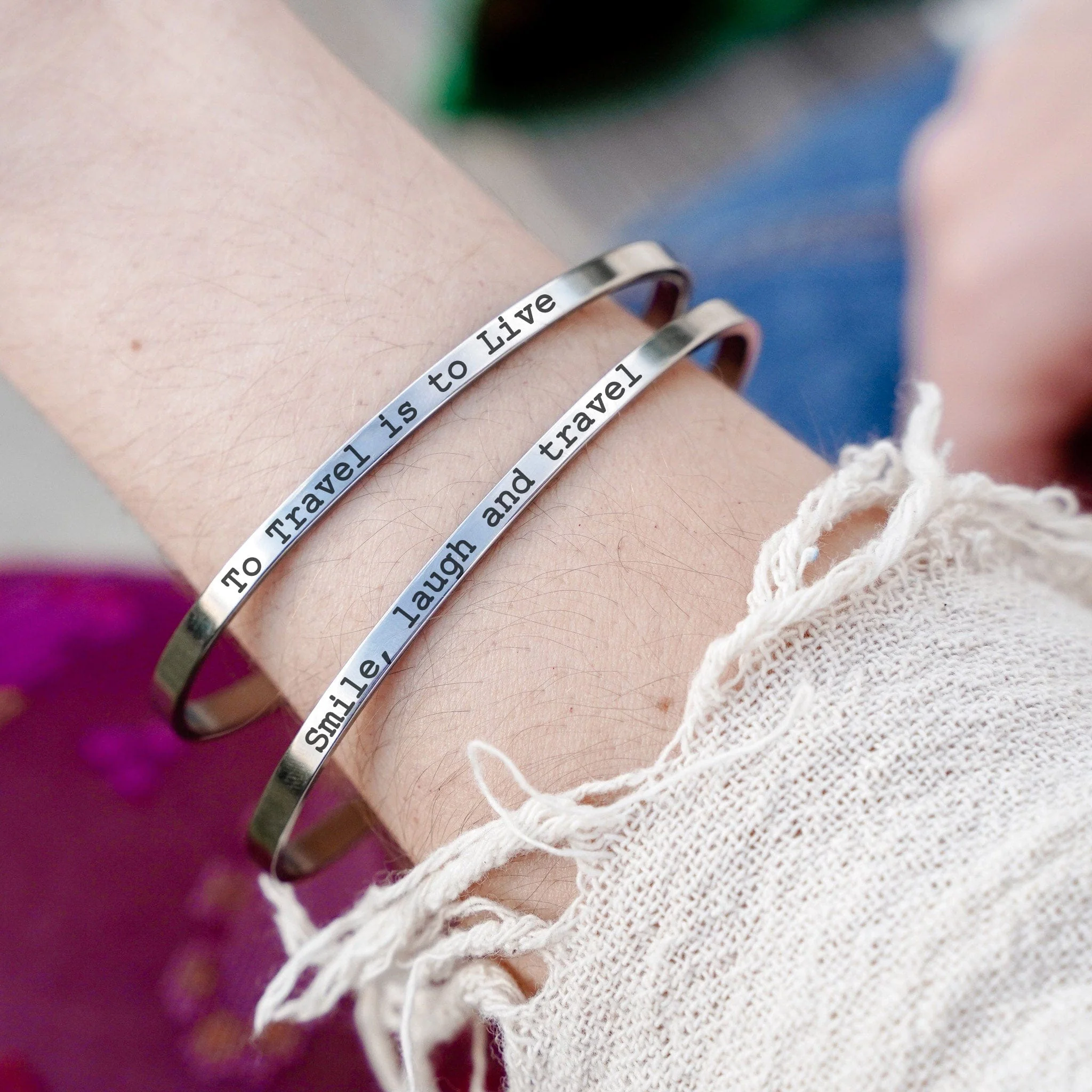 Engravable Cuff Bracelet - Image 3