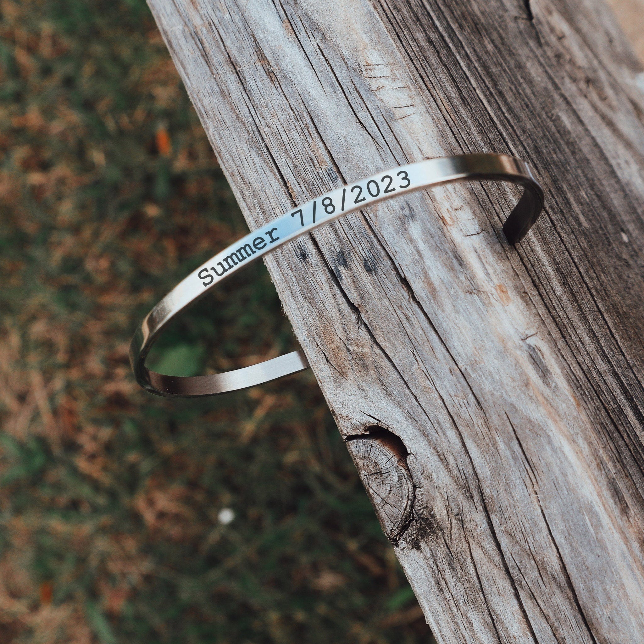 Engravable Cuff Bracelet - Image 4