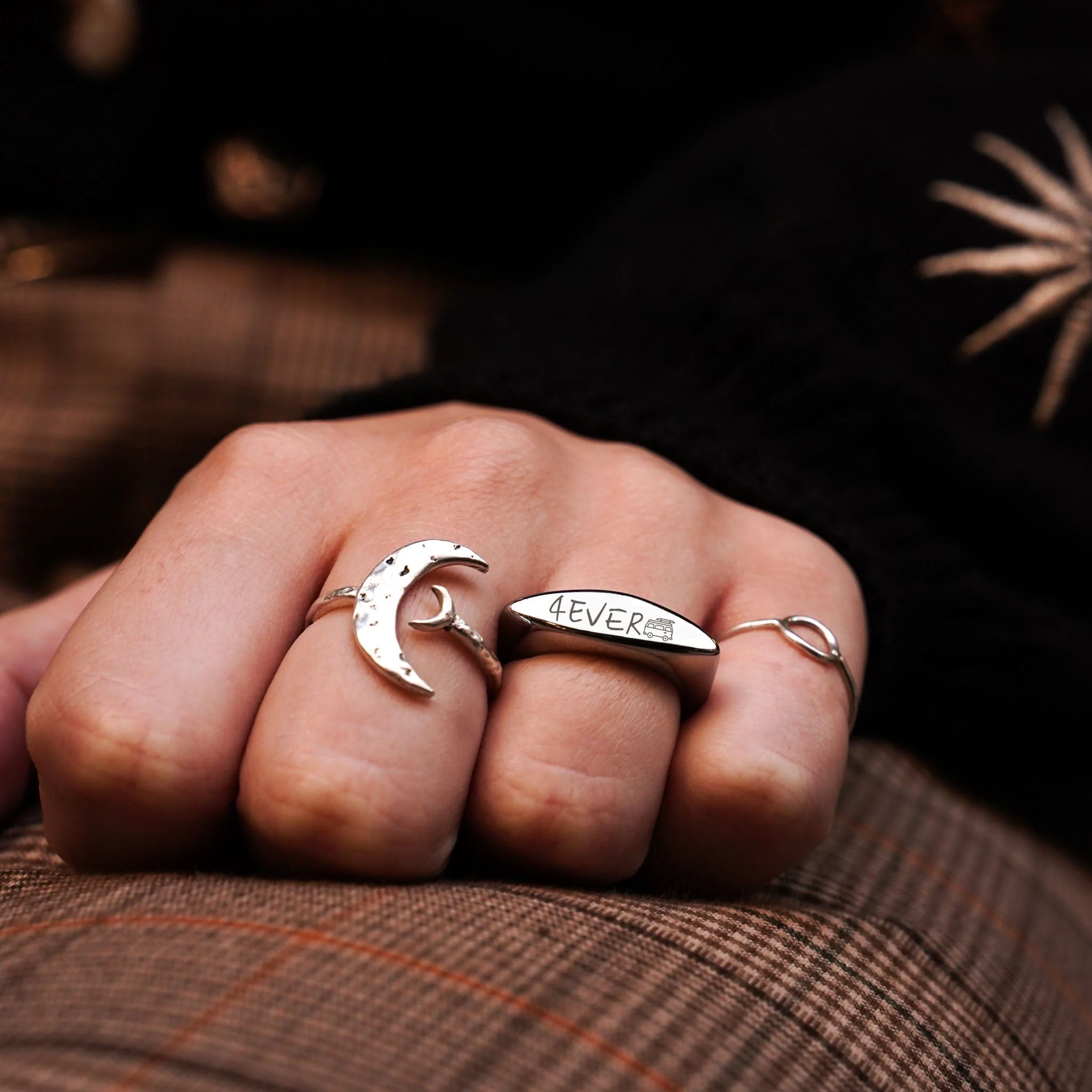 Engravable Dome Ring - Image 3