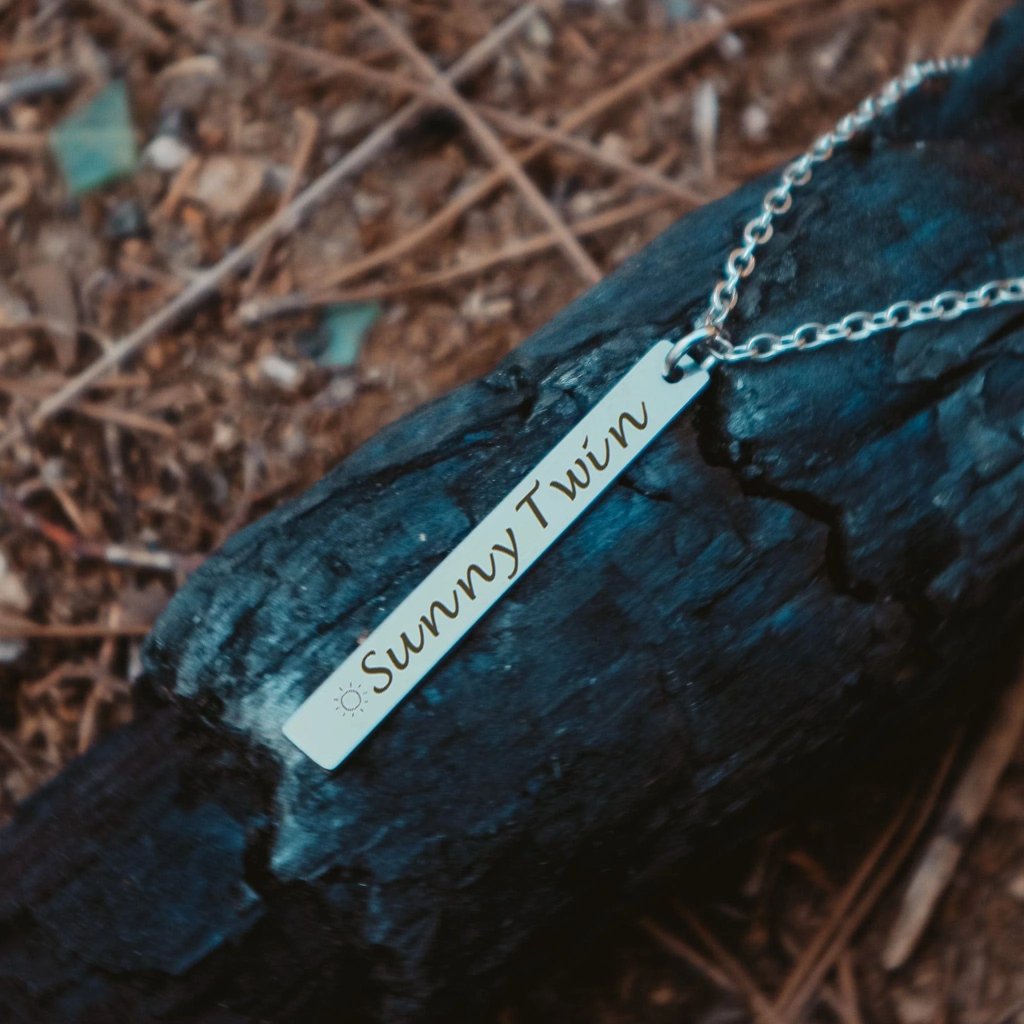 Engravable Simple Necklace - Image 3