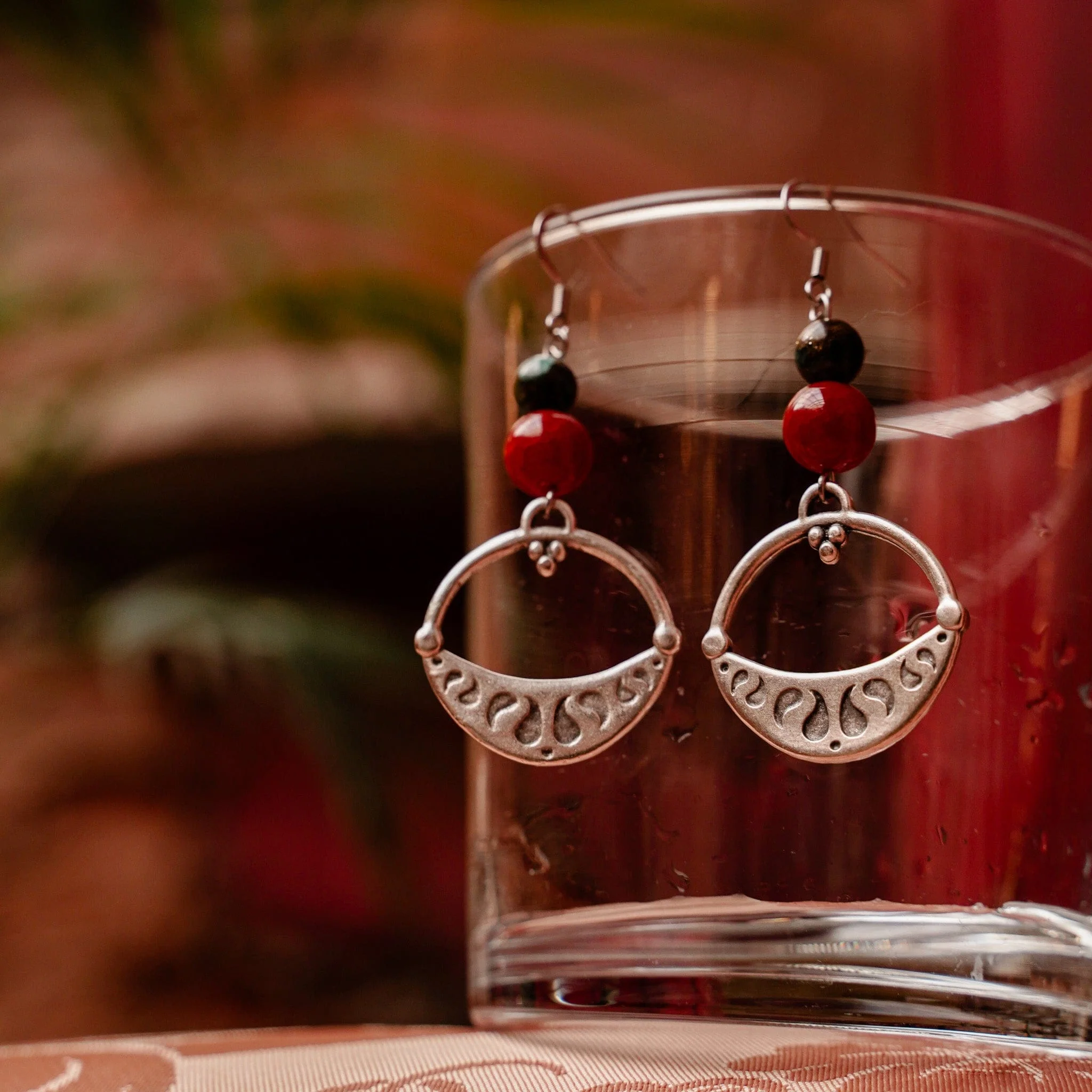Firesand Earrings