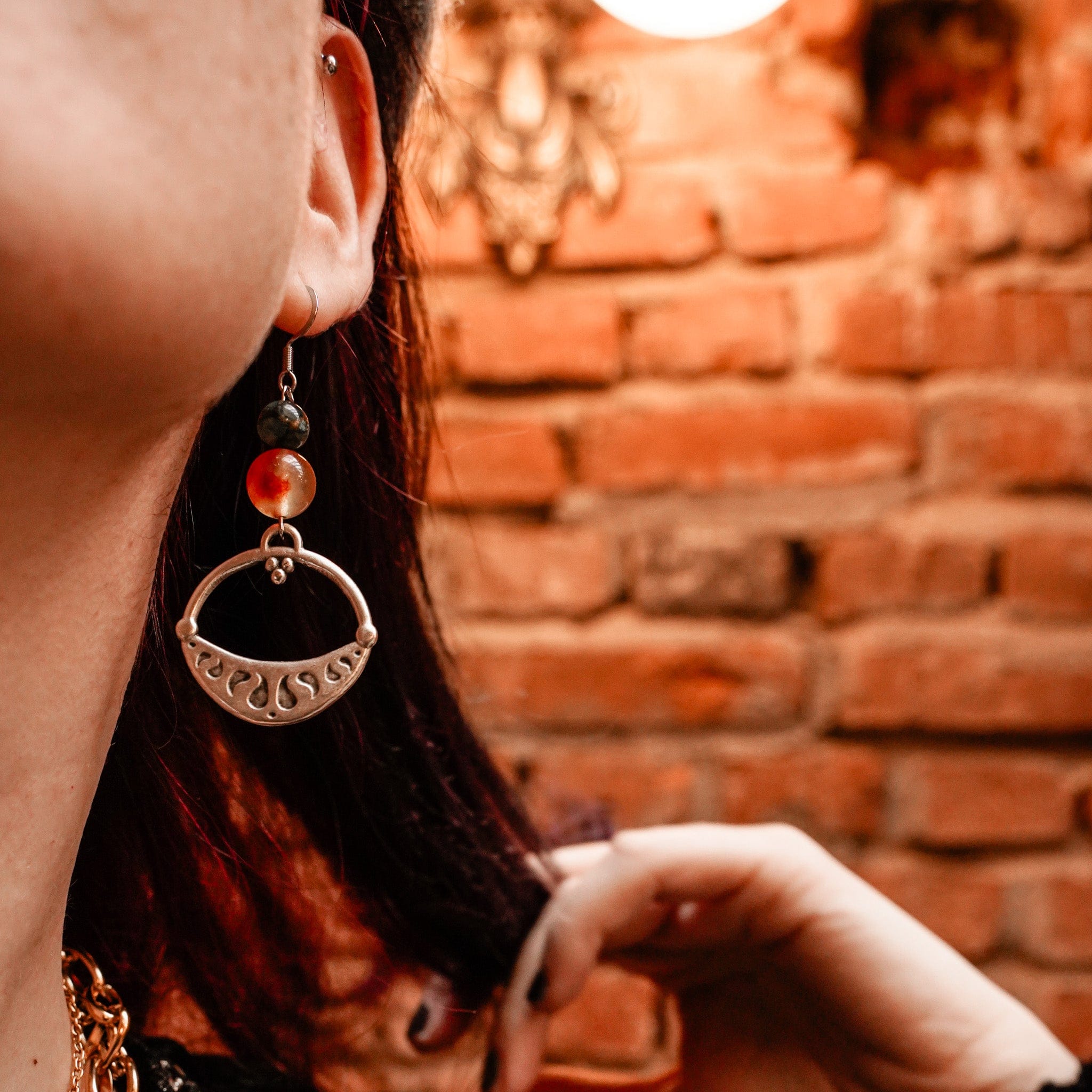 Firesand Earrings - Image 2