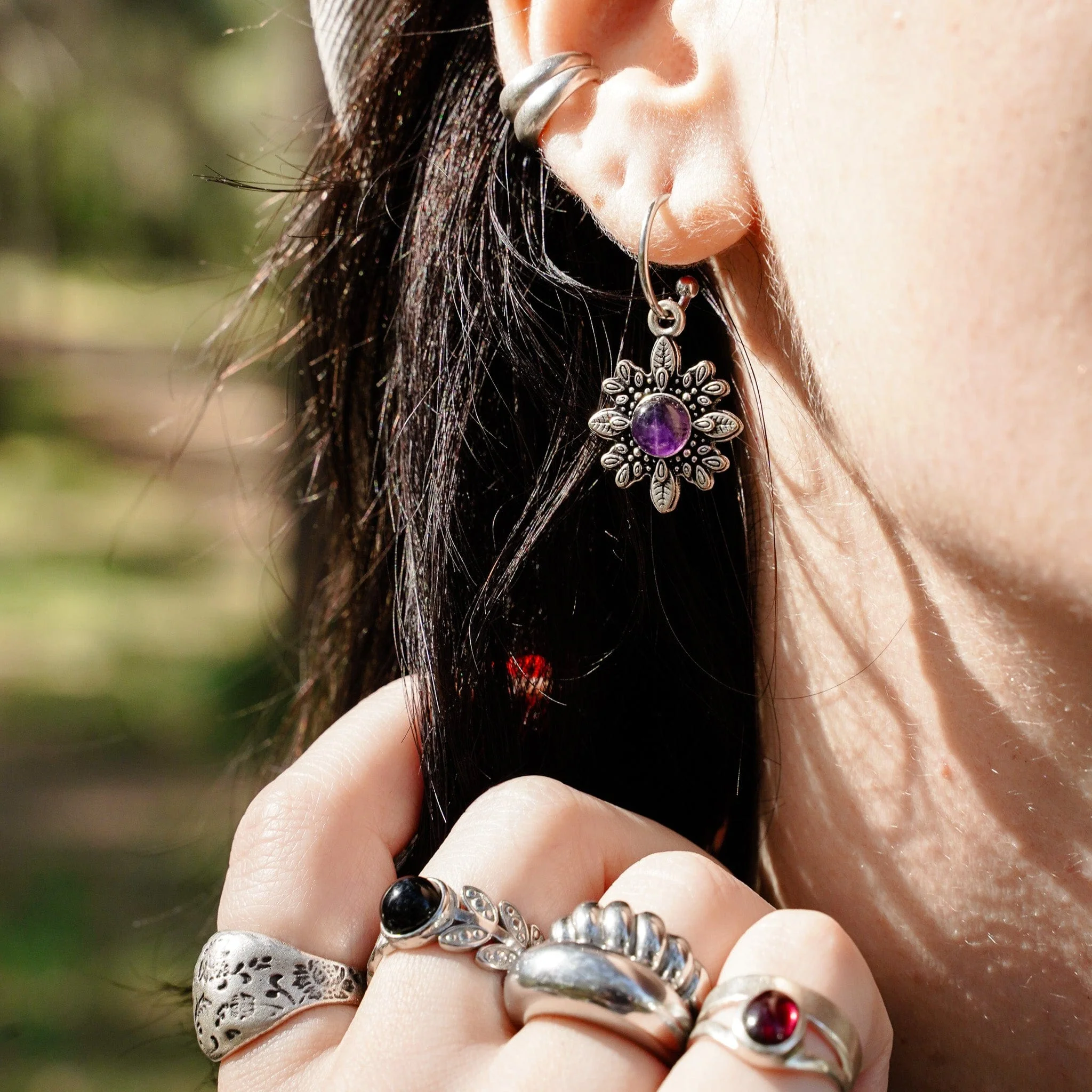 Gemstone Glitters Earrings - Image 2