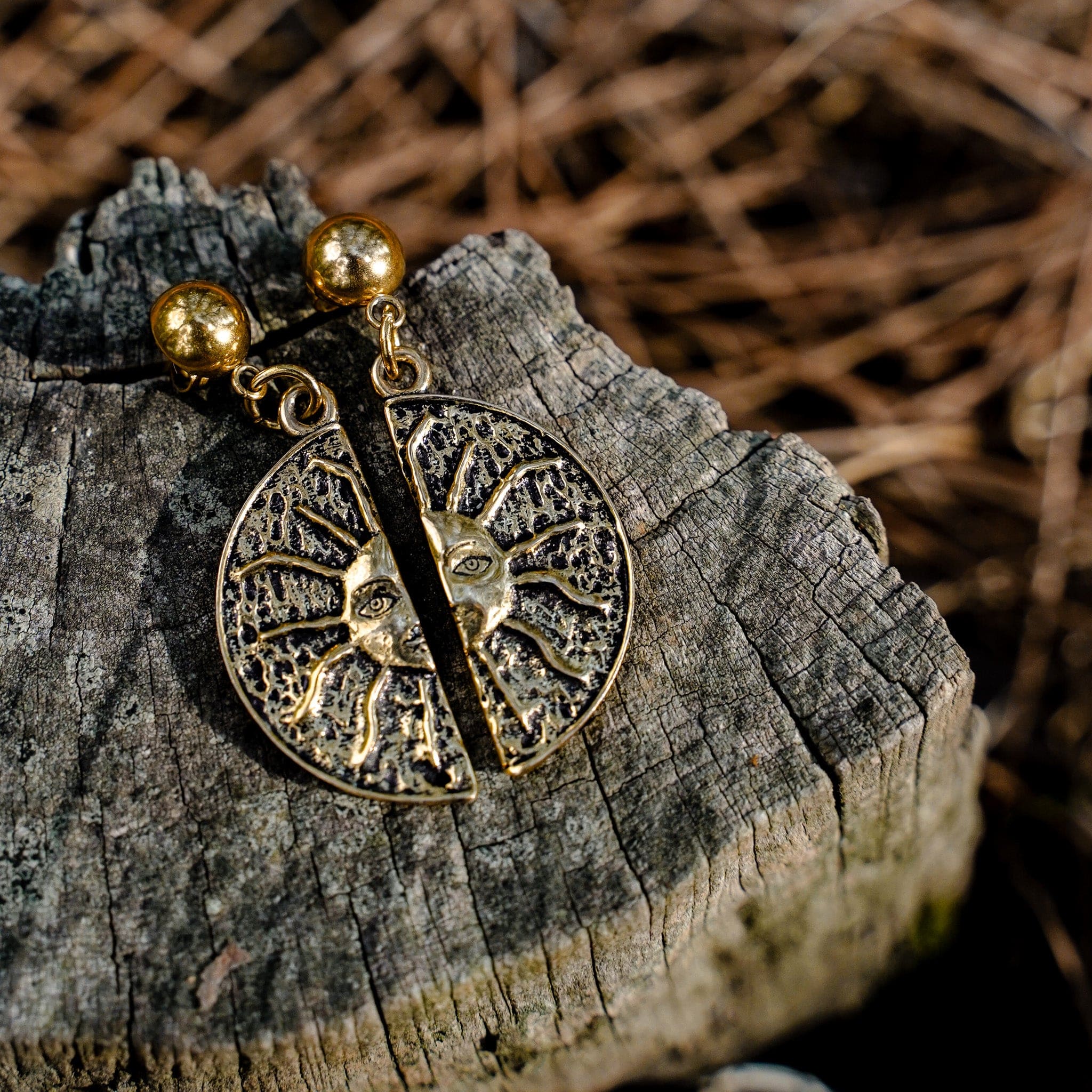 Golden Eclipse Earrings - Image 3