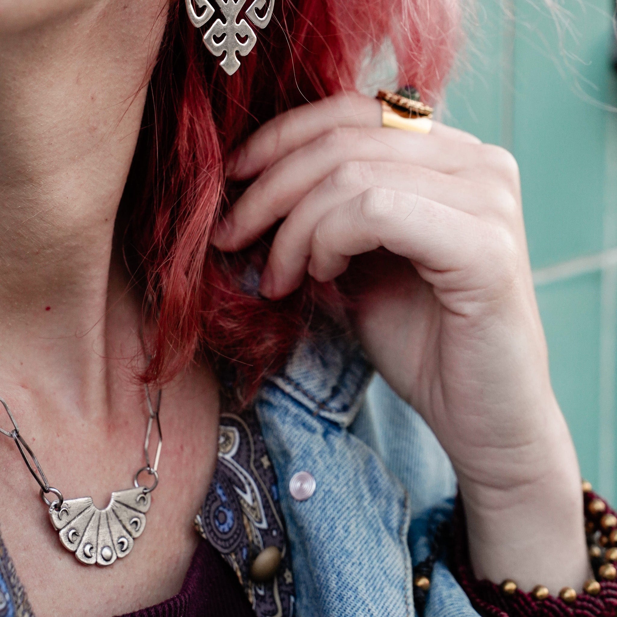Lunar Mosaic Necklace