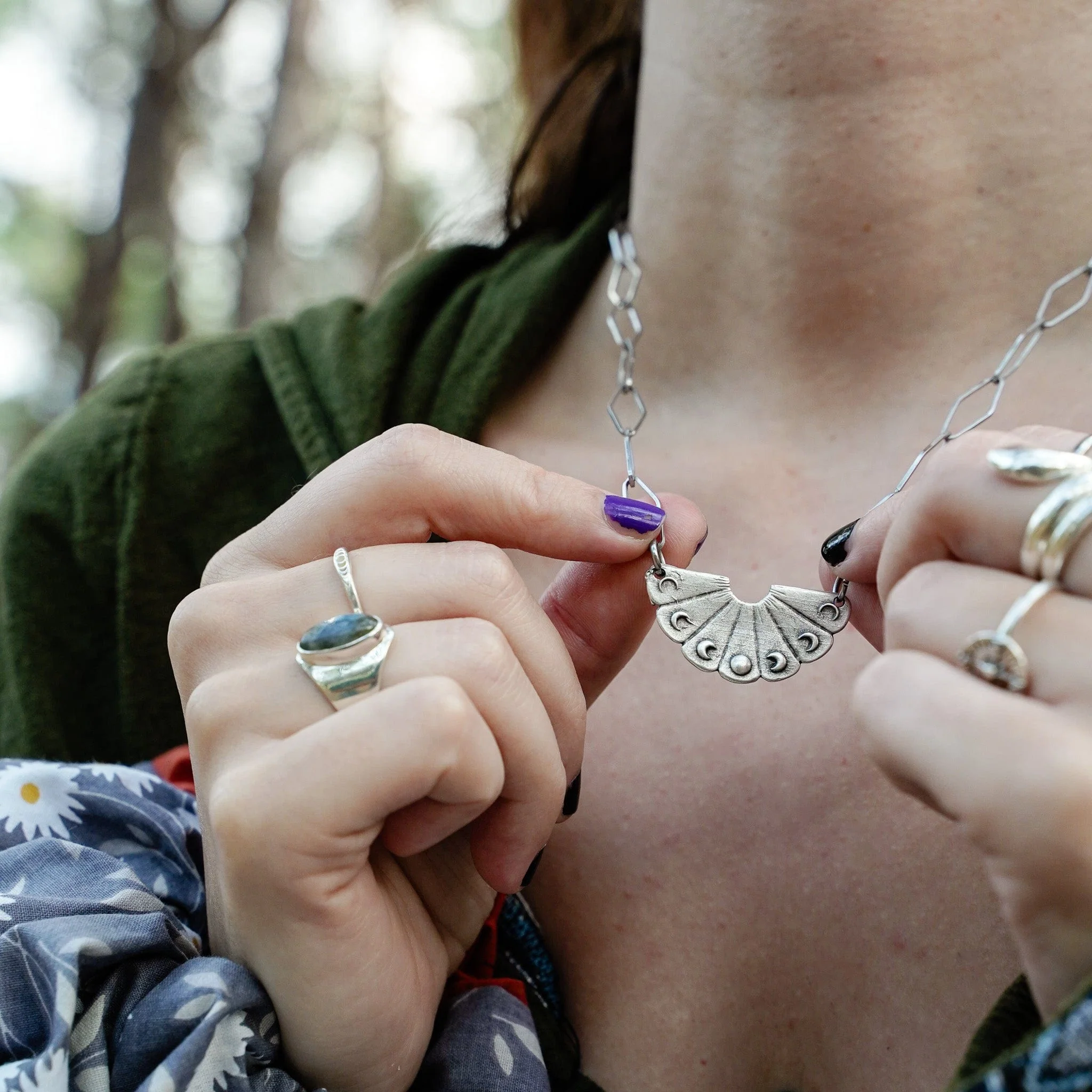 Lunar Mosaic Necklace - Image 5