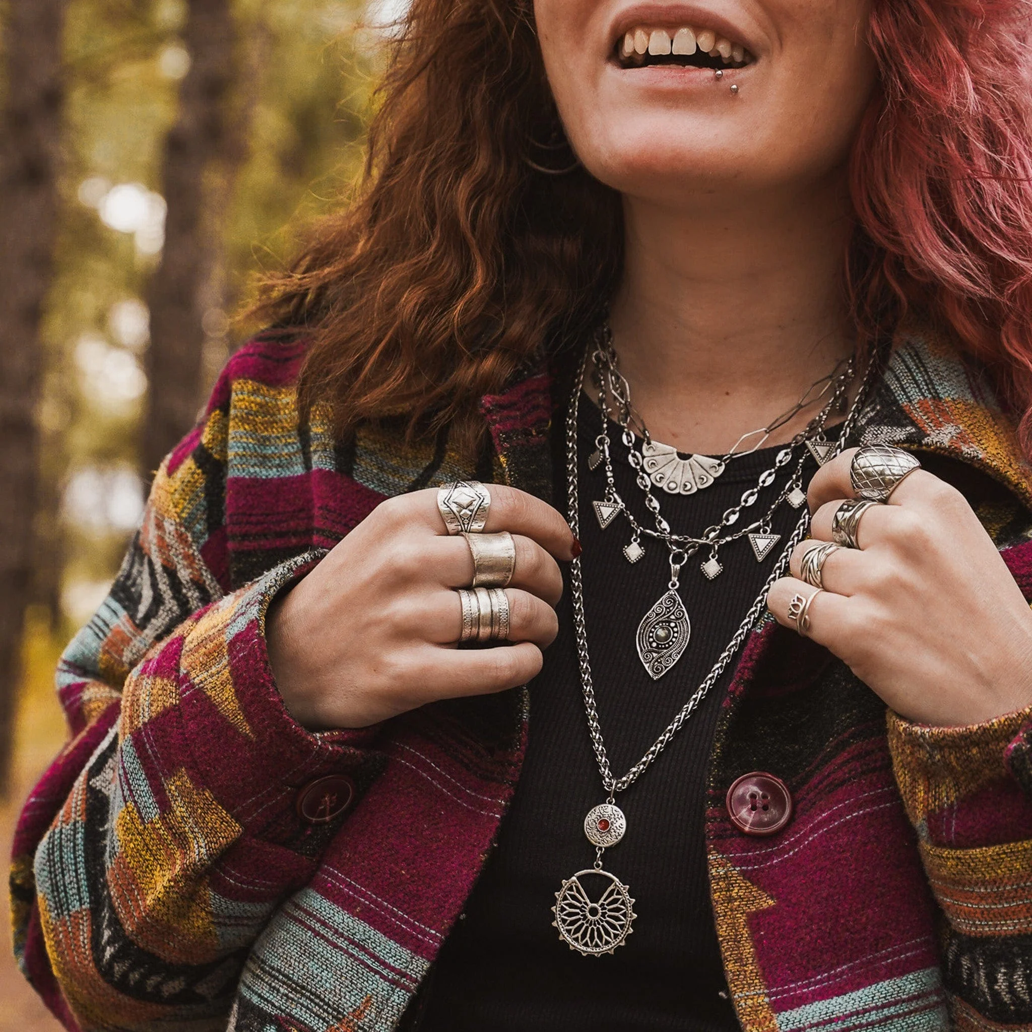Lunar Mosaic Necklace - Image 6