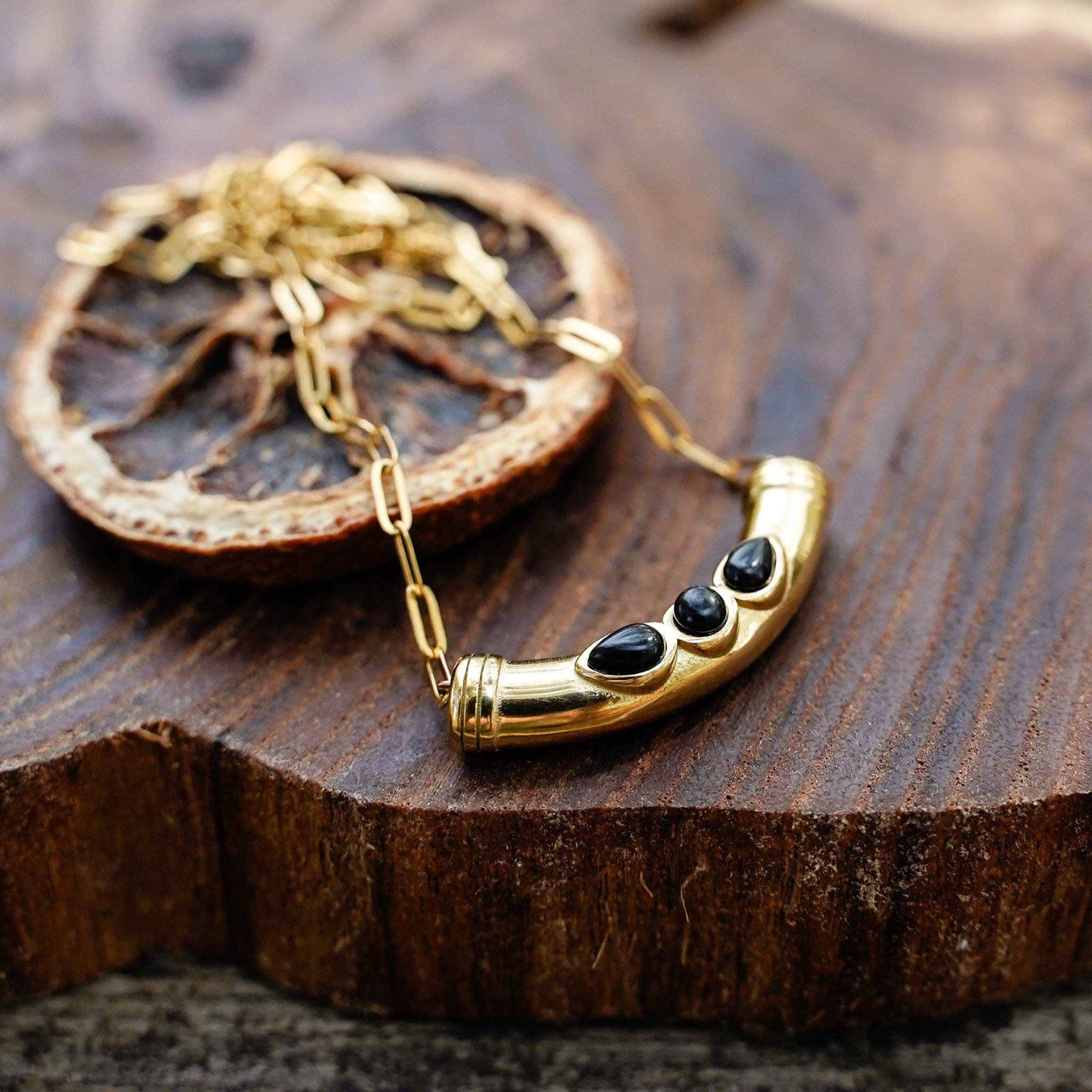 Midnight Trio Necklace