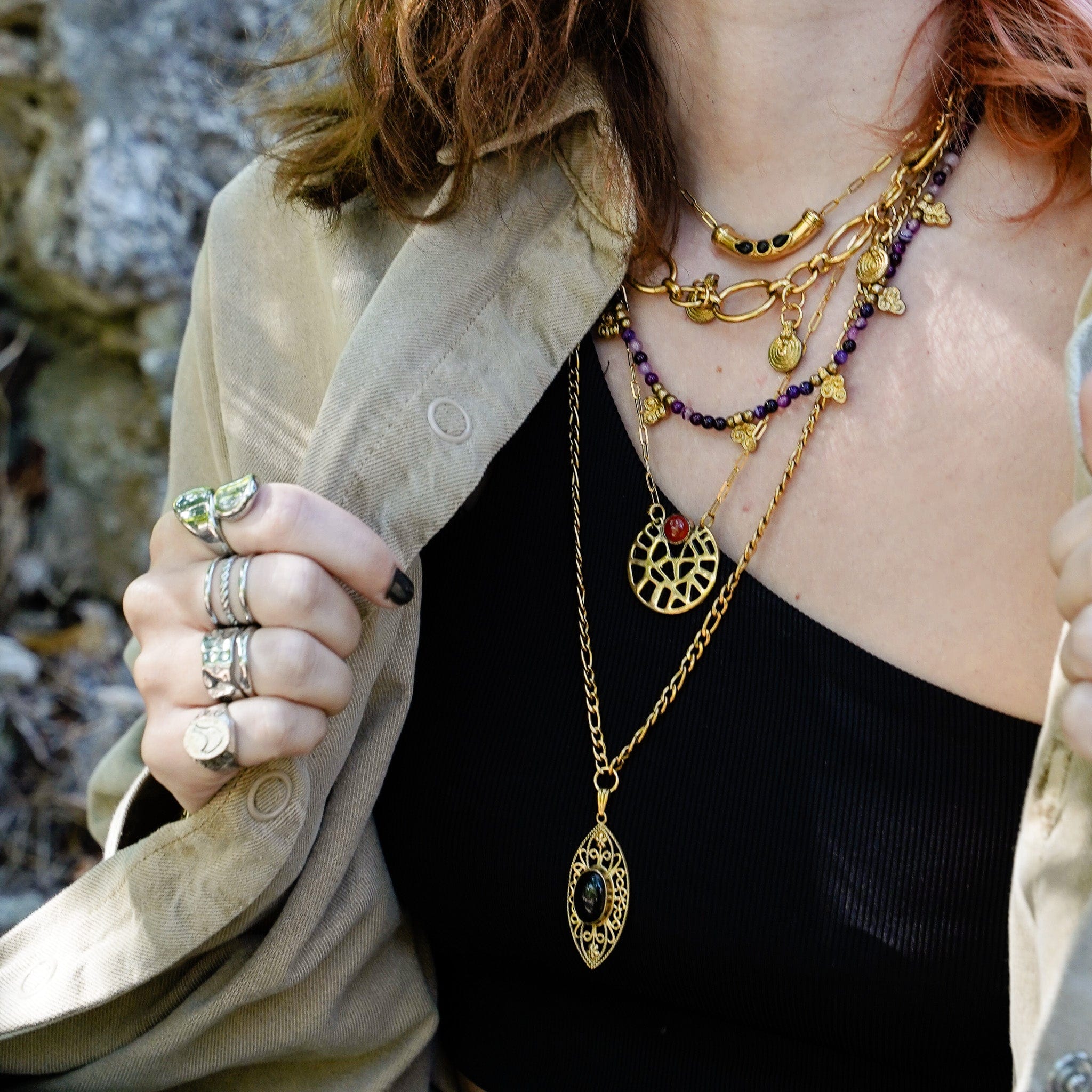 Midnight Trio Necklace - Image 6