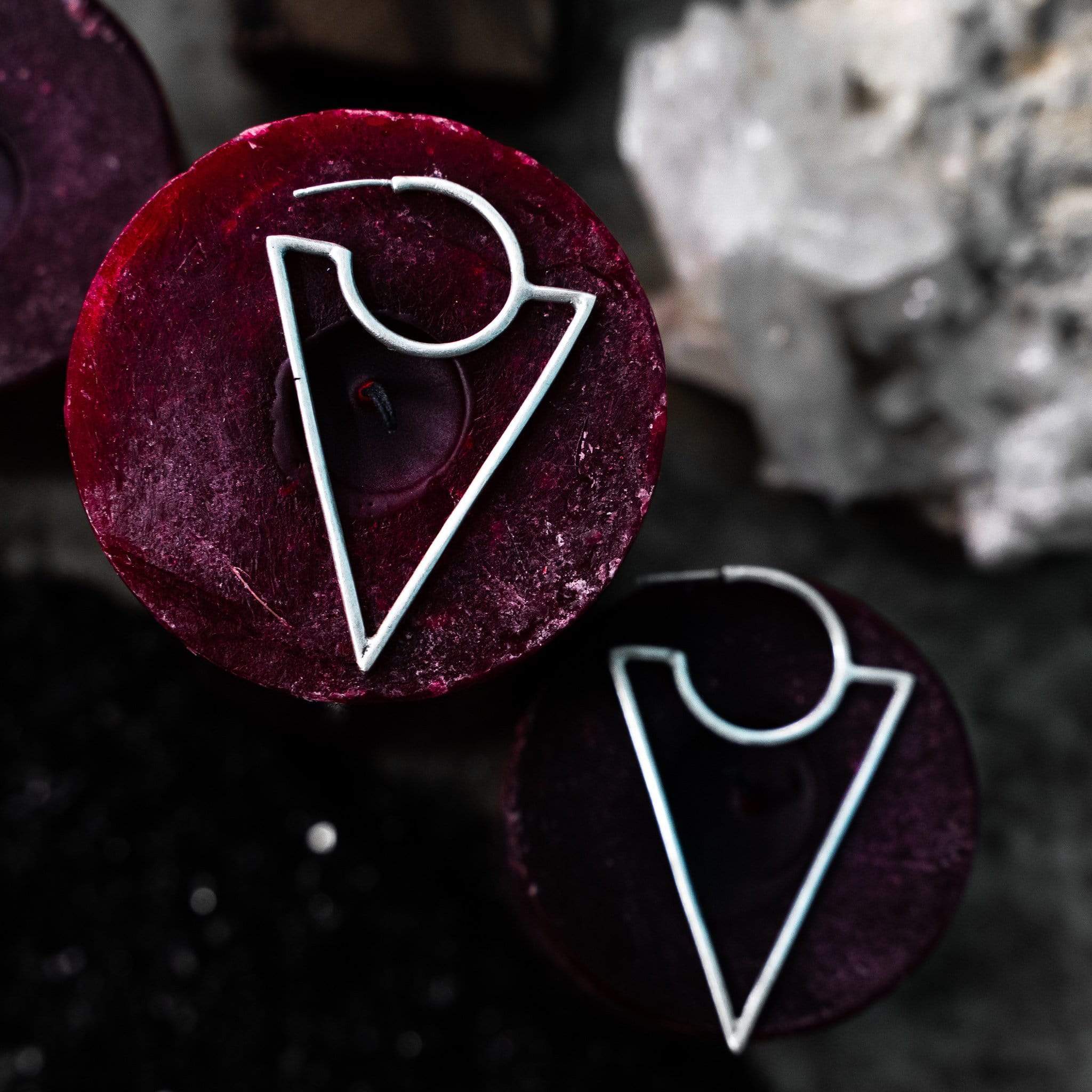 Musical Shield Earrings - Image 4