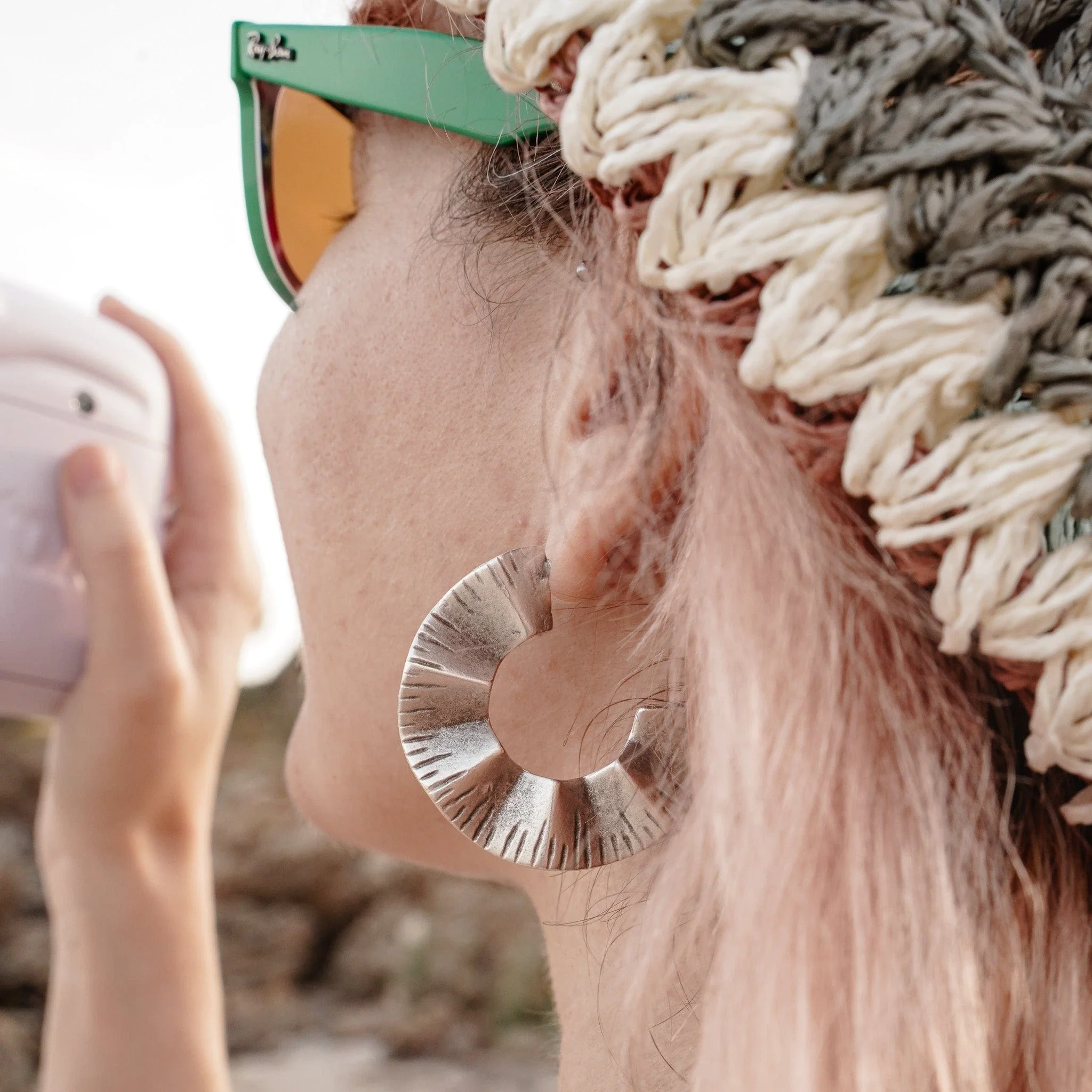 Nereid's Circle Earrings - Image 2