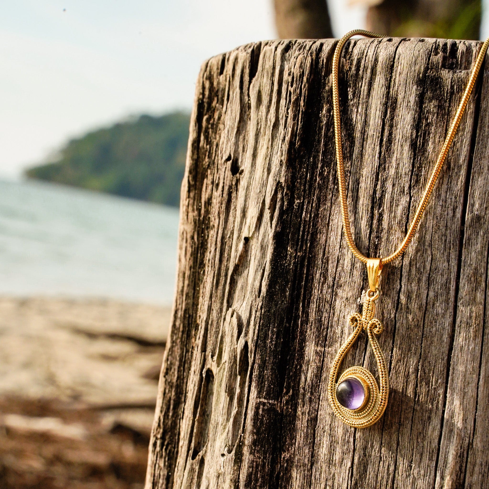 Purple Sunset Necklace