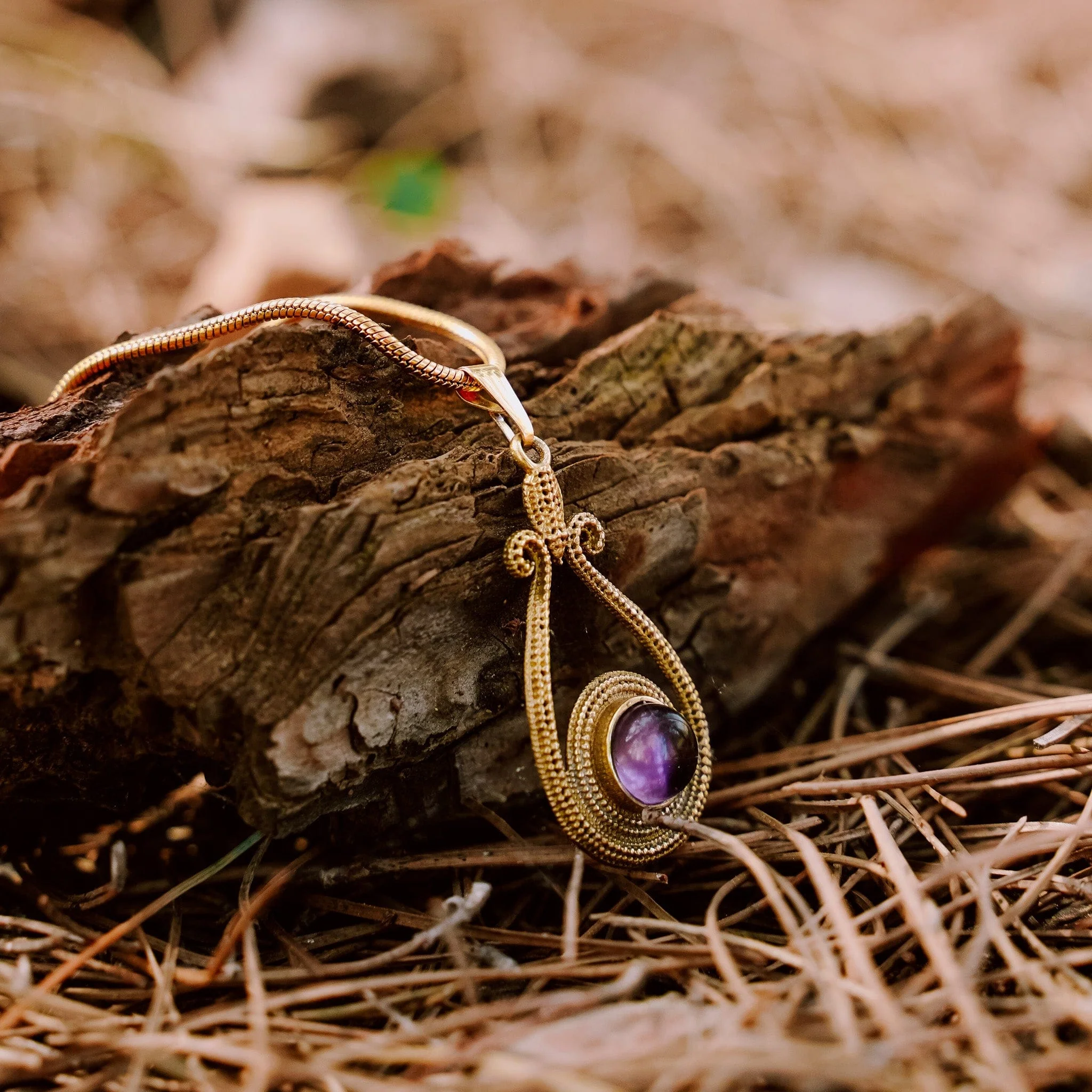 Purple Sunset Necklace - Image 3