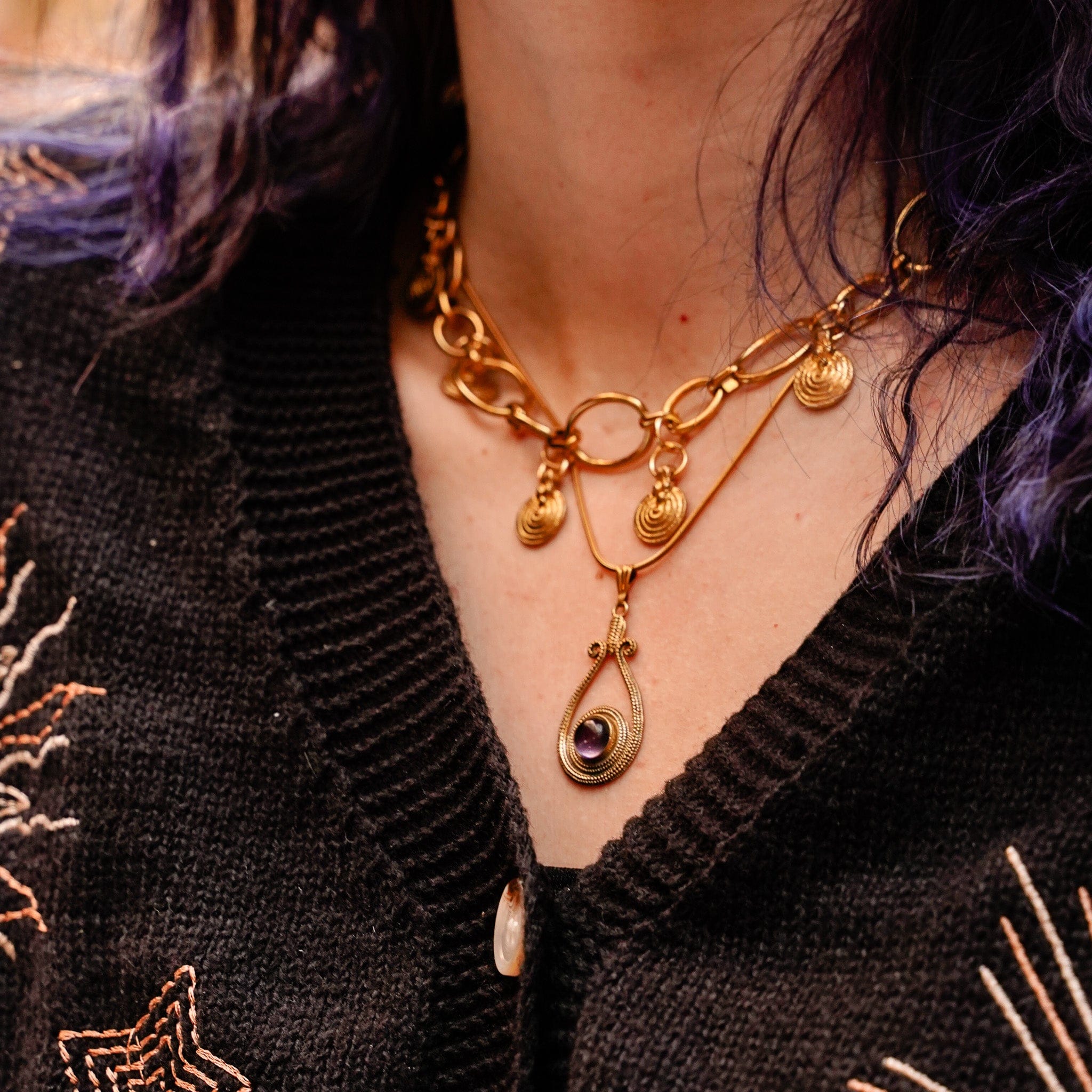 Purple Sunset Necklace - Image 4