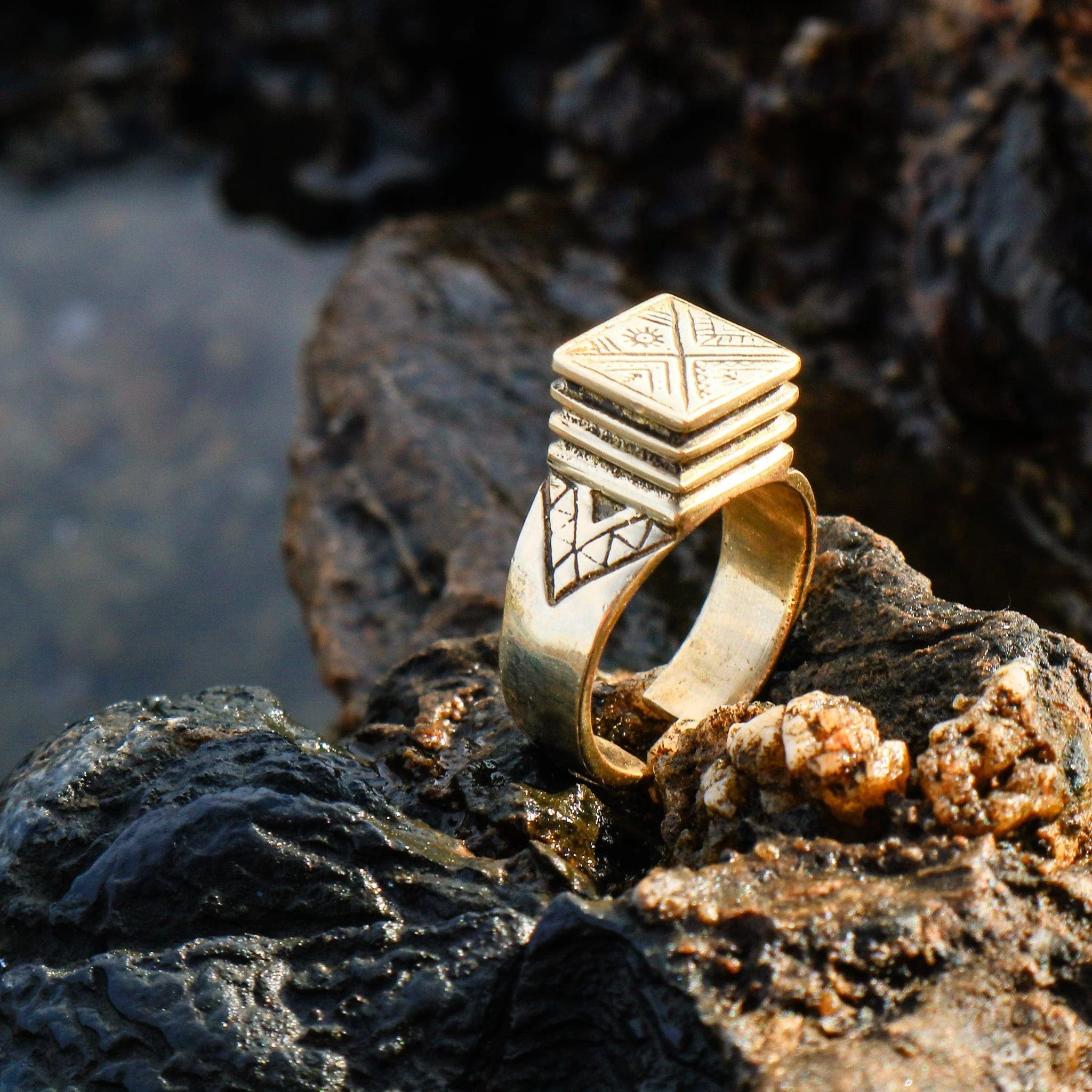 Pyramid Peaks Ring