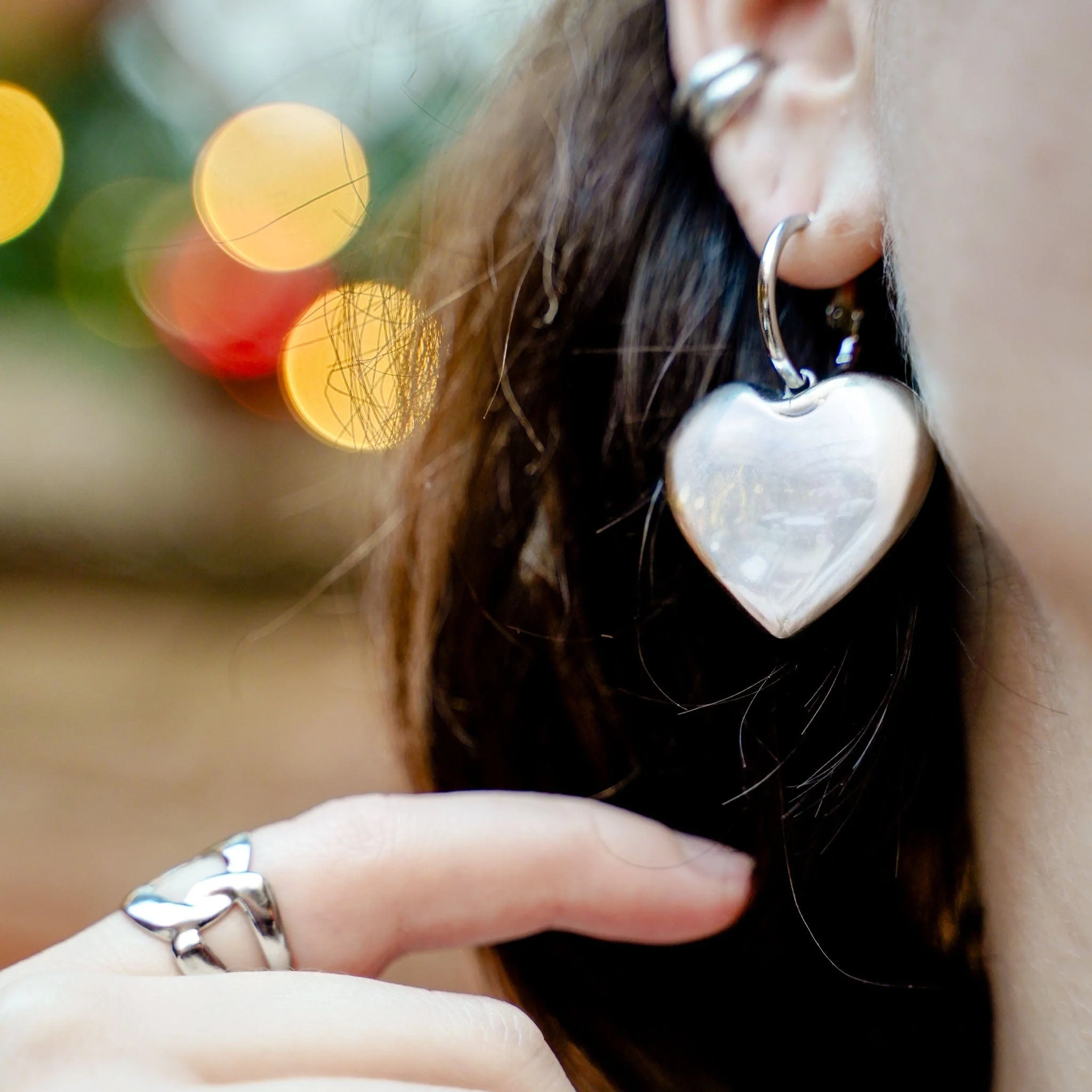 Rebel Heart Earrings - Image 3