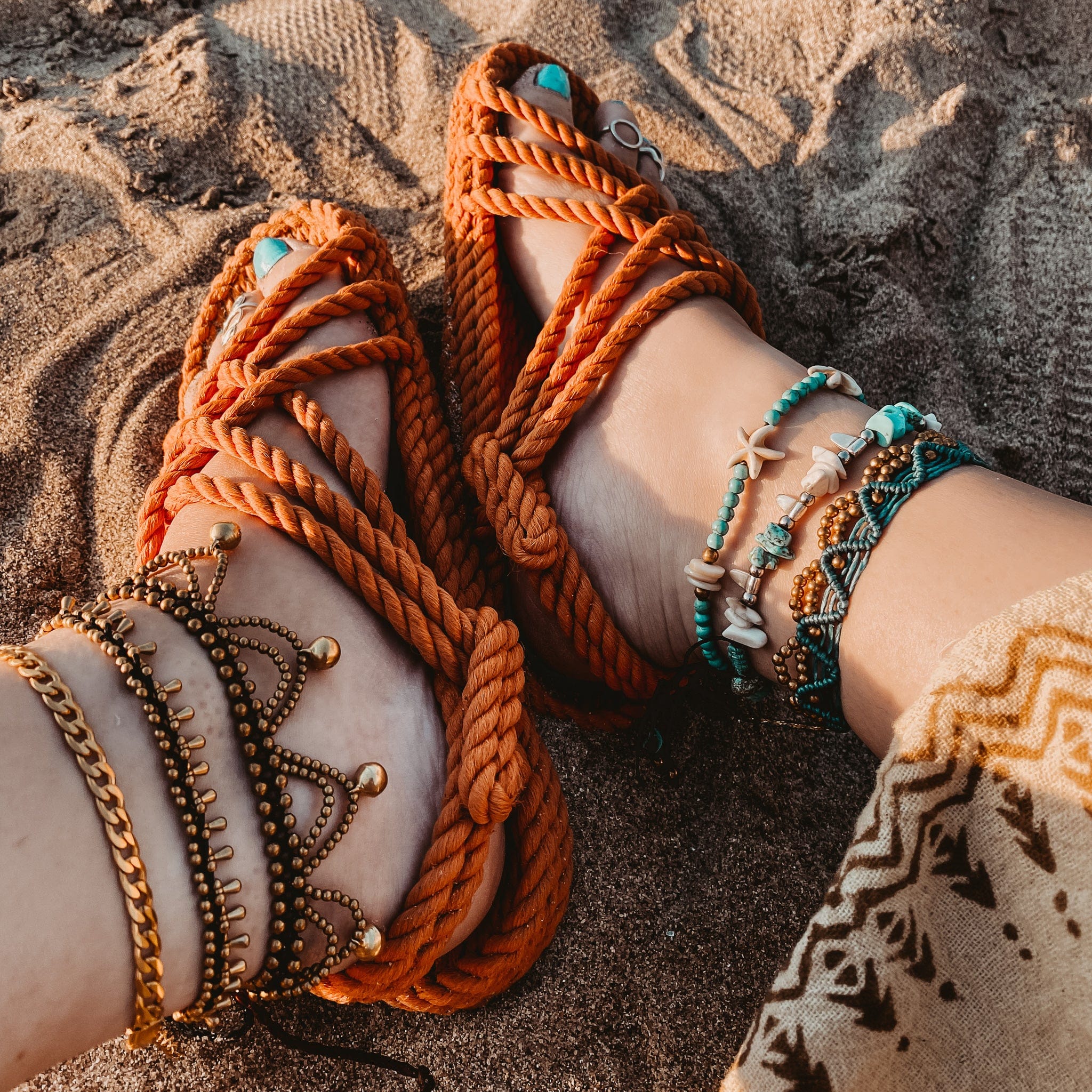 Sea Of Turquoise Anklet - Image 4