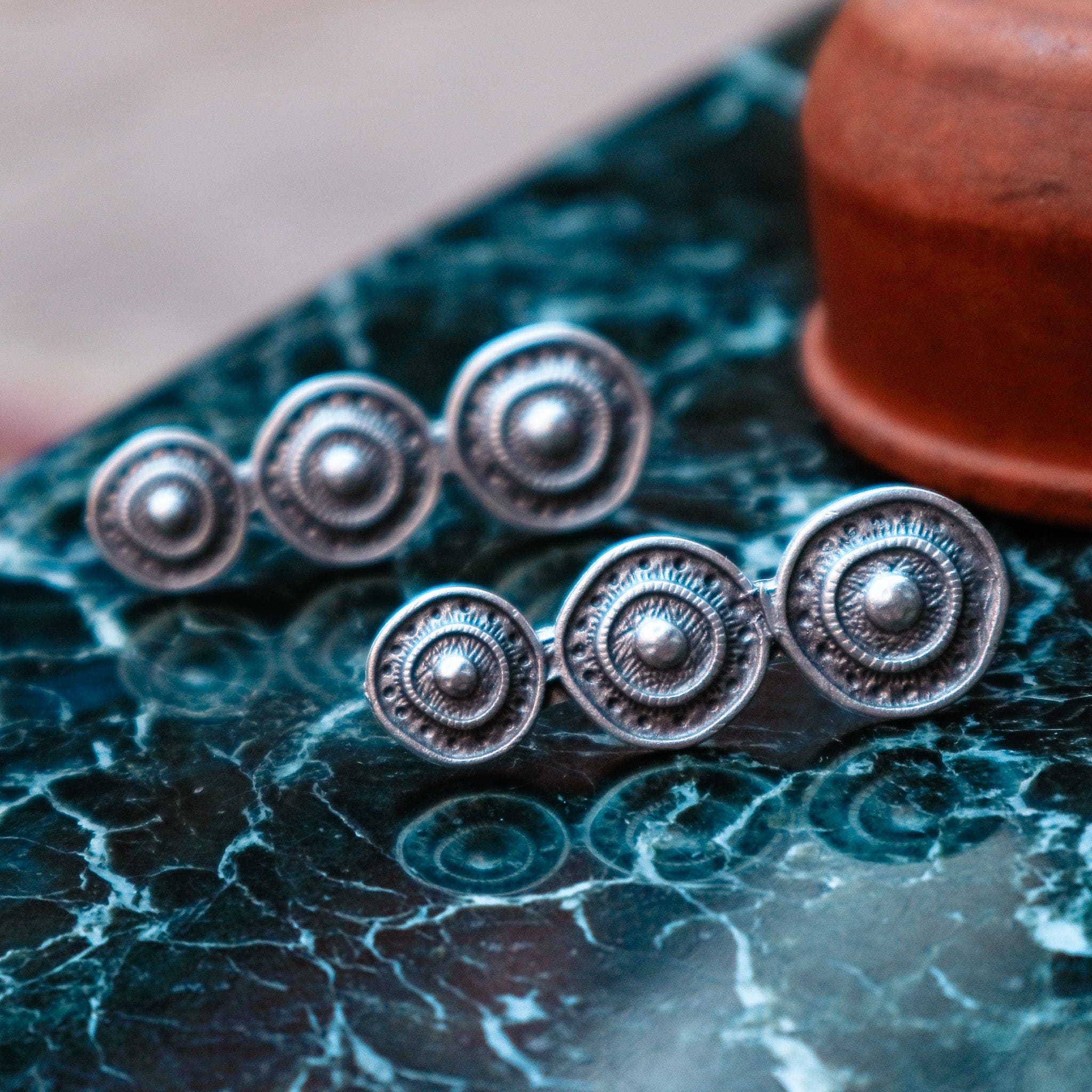 Shield Of Three Earrings - Image 3