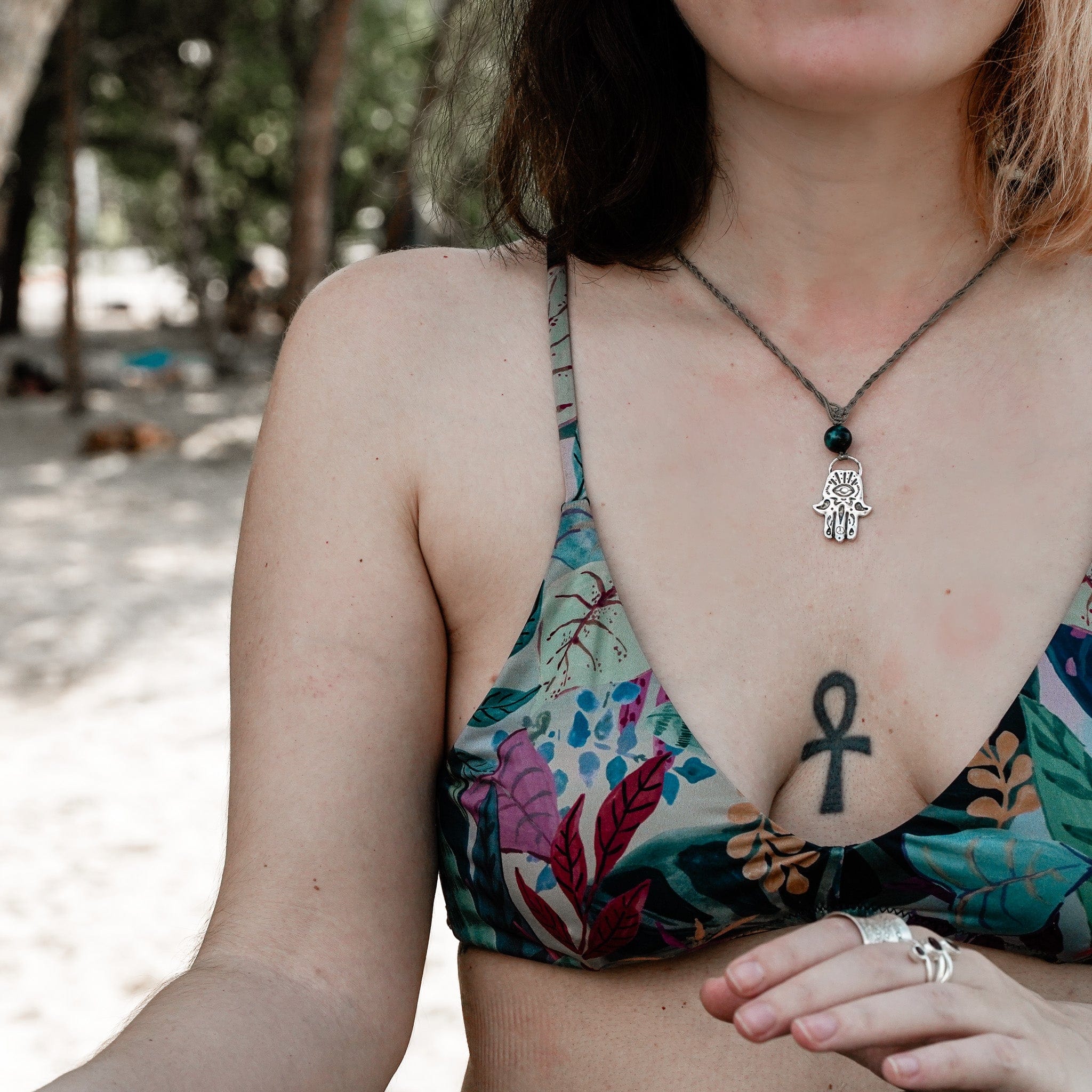 Soulful Hamsa Necklace - Image 2