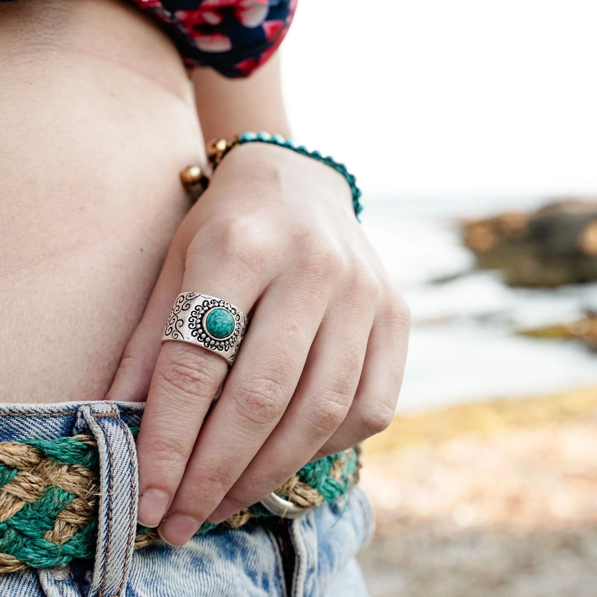 Turquoise of Heaven Ring - Image 2