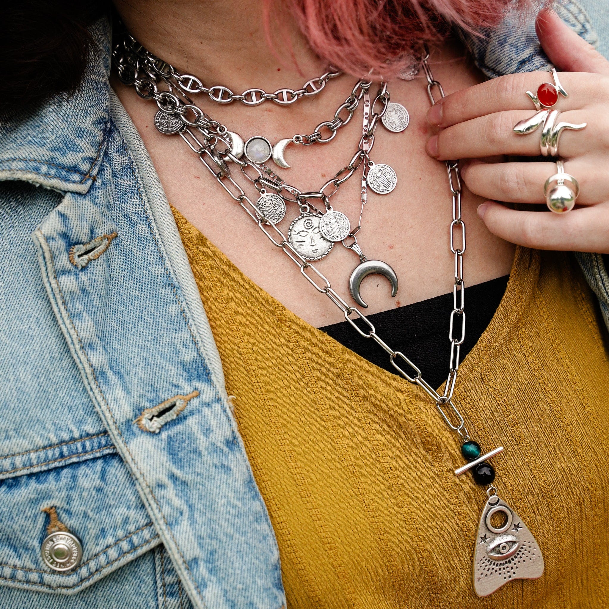 Wandering Moon Necklace - Image 3