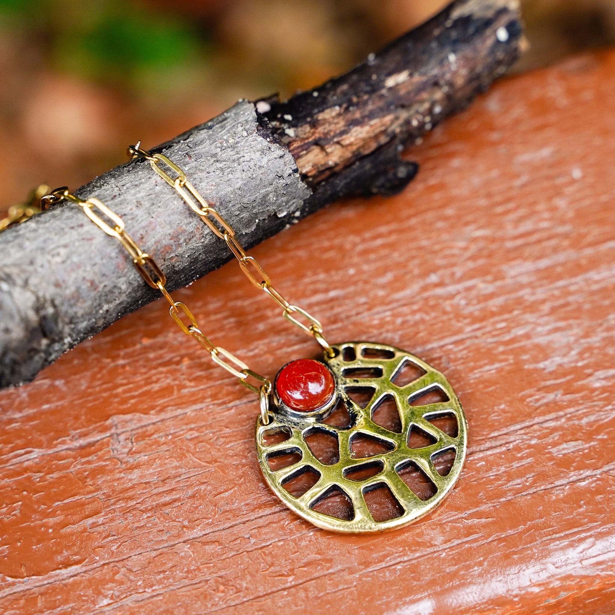 Web of Fire Necklace - Image 4
