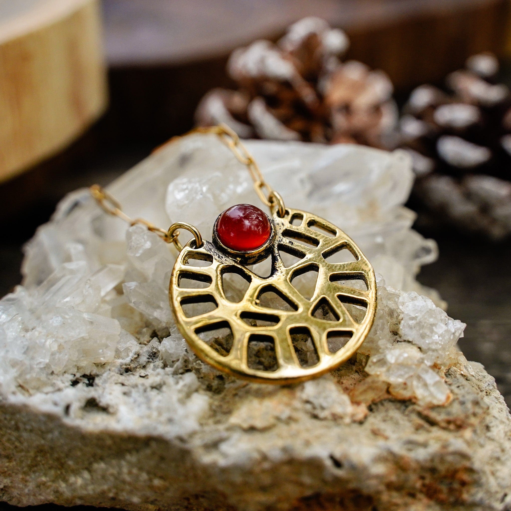 Web of Fire Necklace - Image 6
